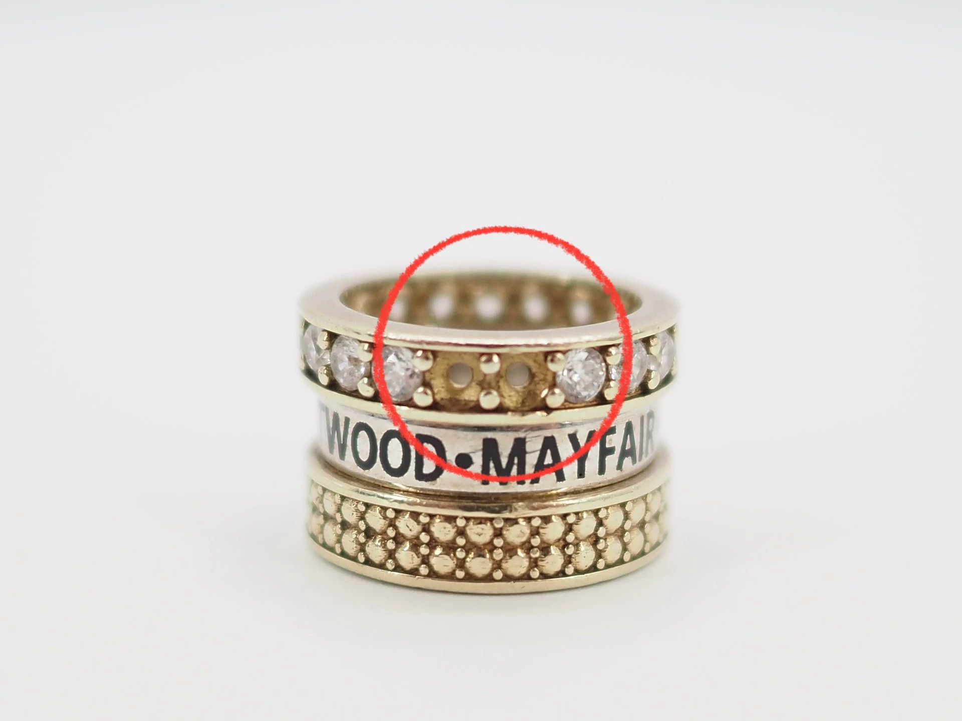 Vivienne Westwood VIVIENNE WESTWOOD Queen Mother Saturn Ring Size ONE SIZE - 3 Thumbnail