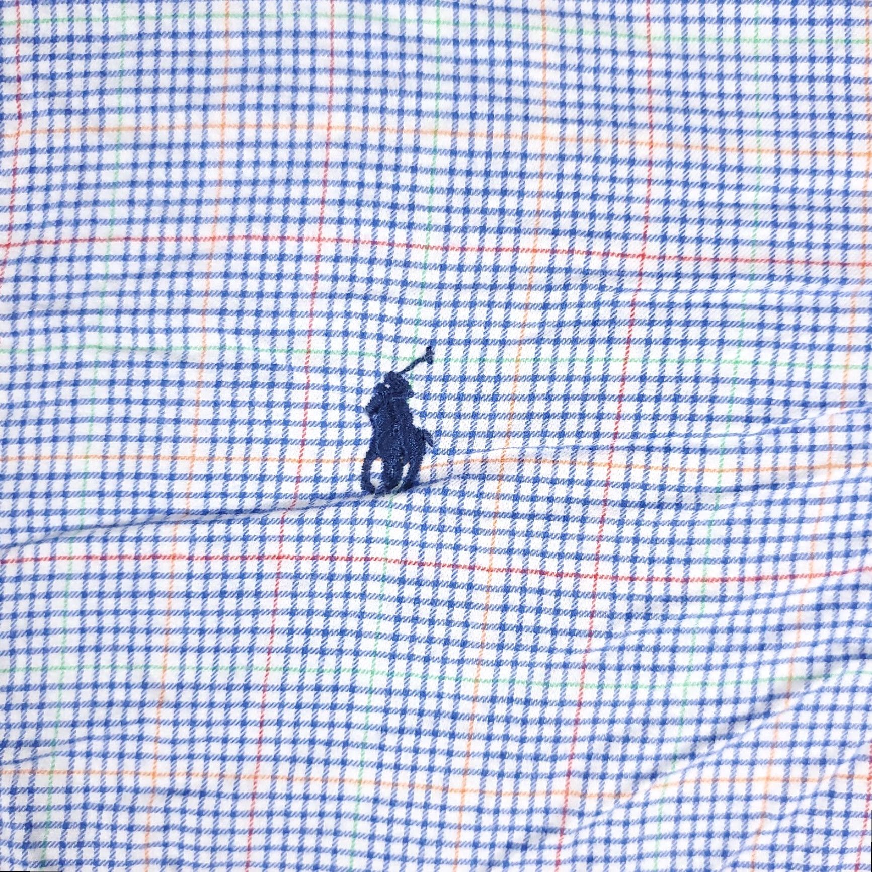 Ralph Lauren Ralph Lauren Shirt Mens XL Blue Plaid Button-Up Long Sleeve Casual Classic Preppy Logo Button-Down Neck Collared -/- Size US XL / EU 56 / 4 - 2 Thumbnail