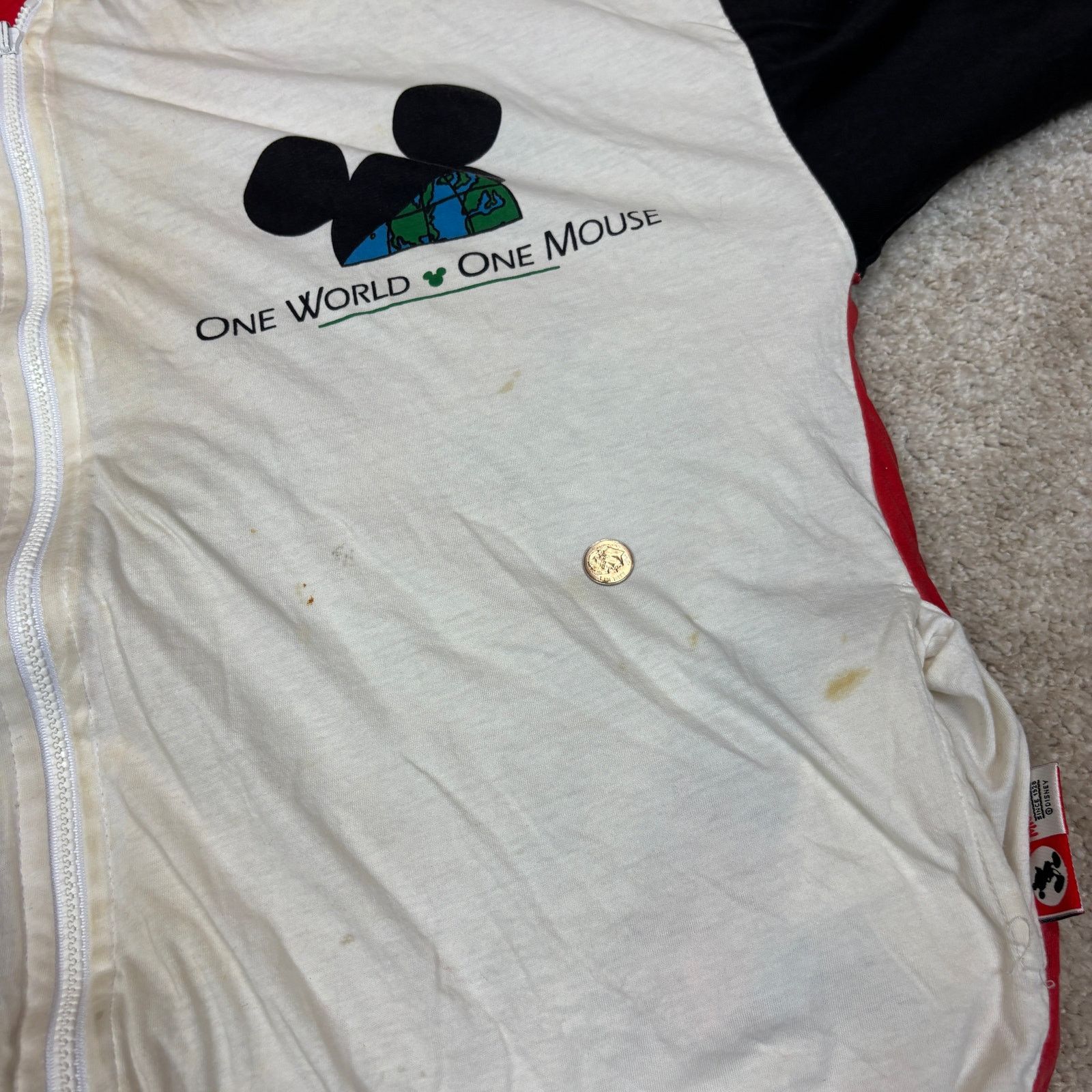 Disney Vintage 90s Mickeys Reversible Bomber AOP Jacket Men's XL Size US XL / EU 56 / 4 - 10 Thumbnail