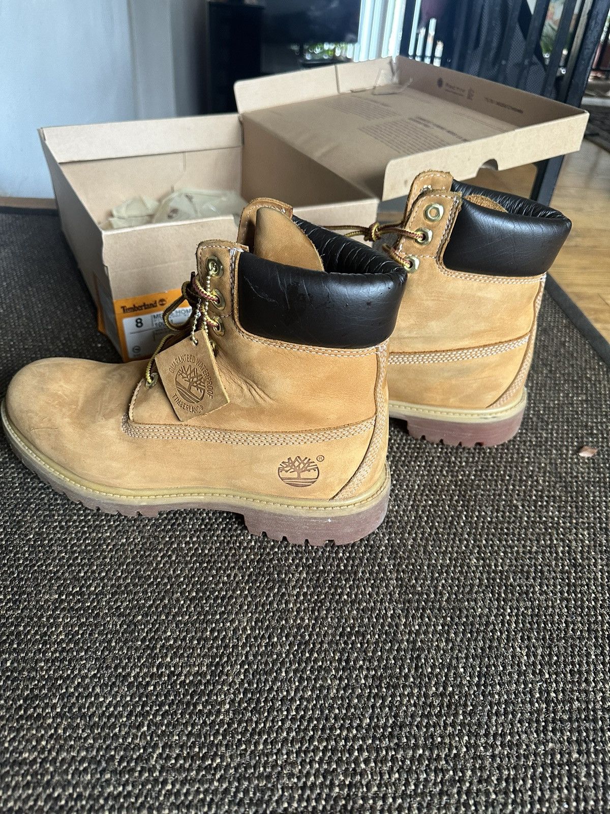 image of Timberlands Boots Men’S in Brown, Men's (Size 8)