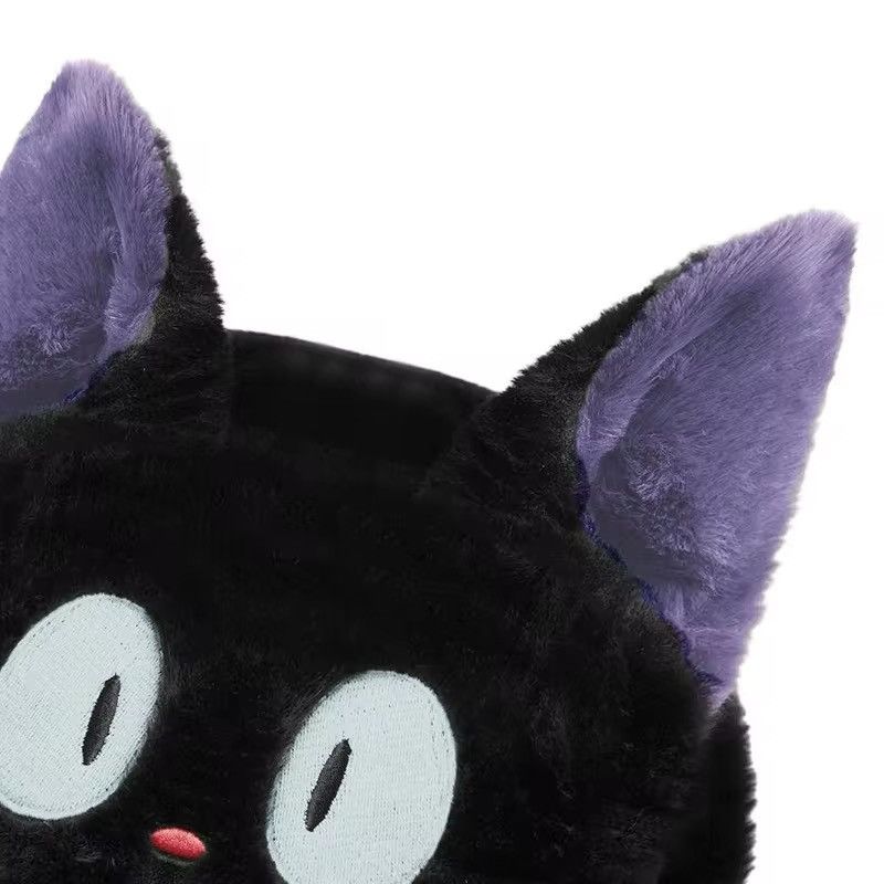 Japanese Brand × Vintage Y2K Cartoon Black wolf Ushanka Cute Winter Hat Size ONE SIZE - 7 Thumbnail