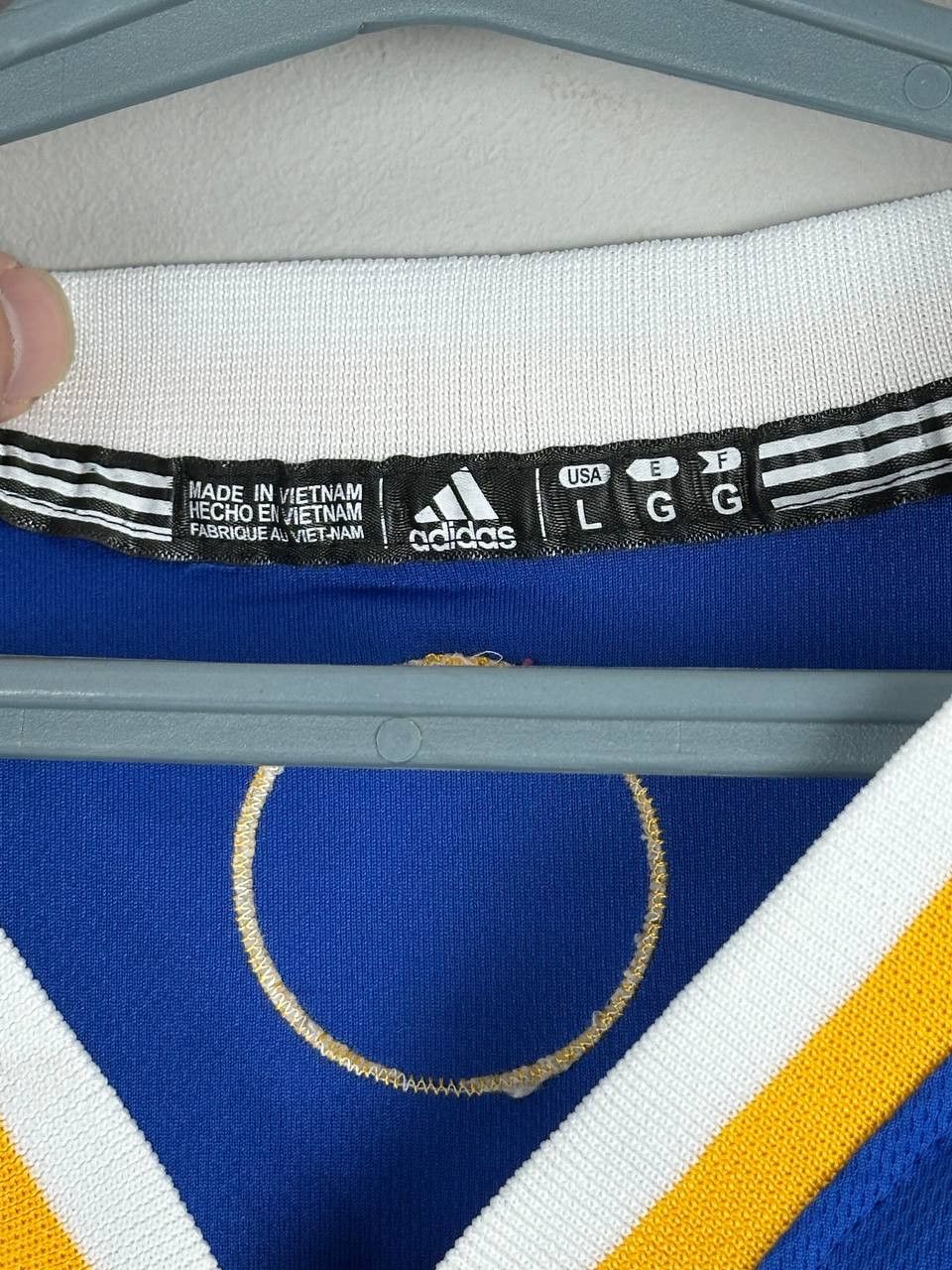 Adidas Golden State Warriors 30 Curry Adidas NBA Jersey Large Size US L / EU 52-54 / 3 - 13 Thumbnail