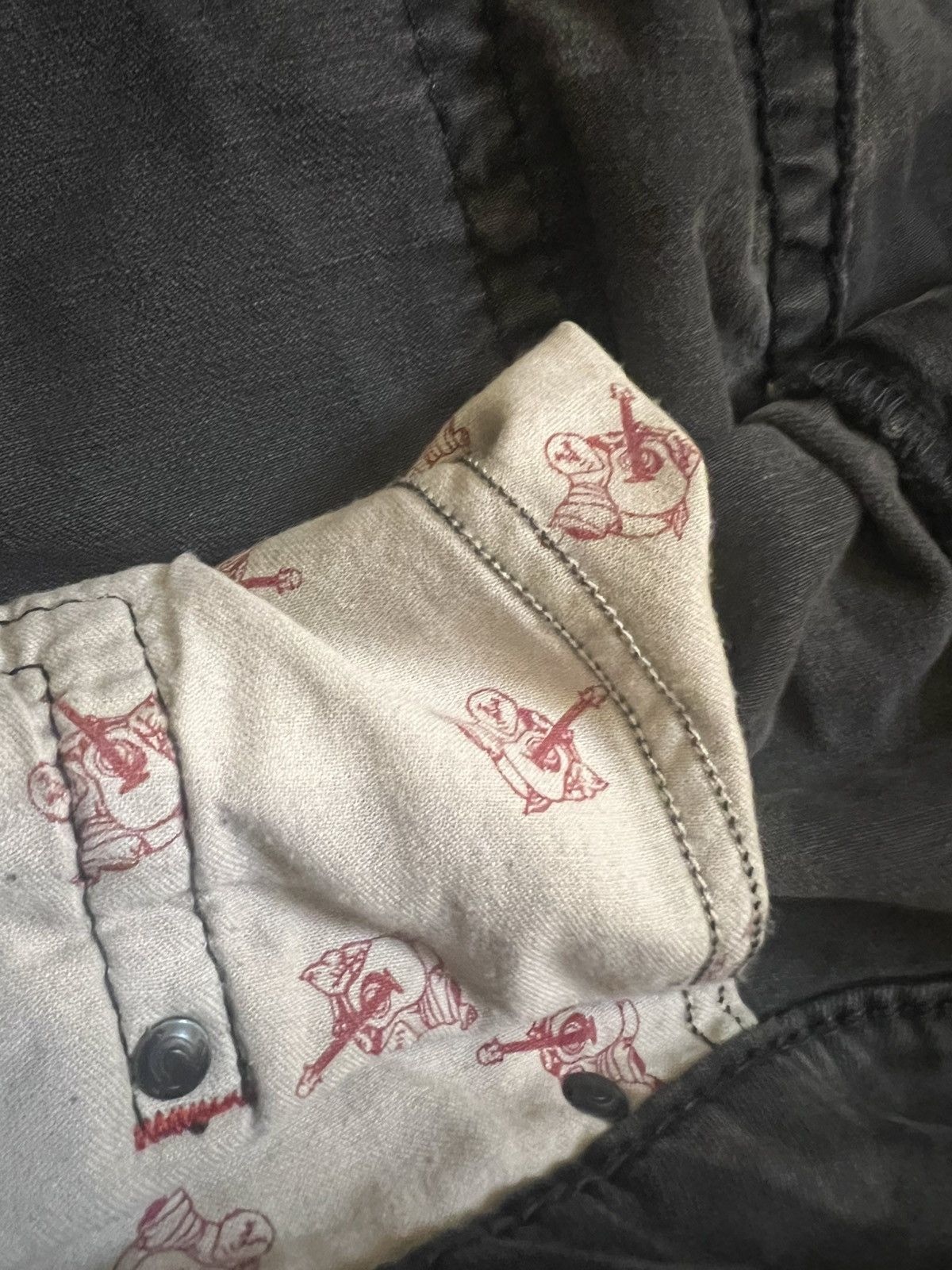 True Religion × Vintage True Religion Camo Horseshoe Biker Jeans Size US 40 / EU 56 - 12 Thumbnail