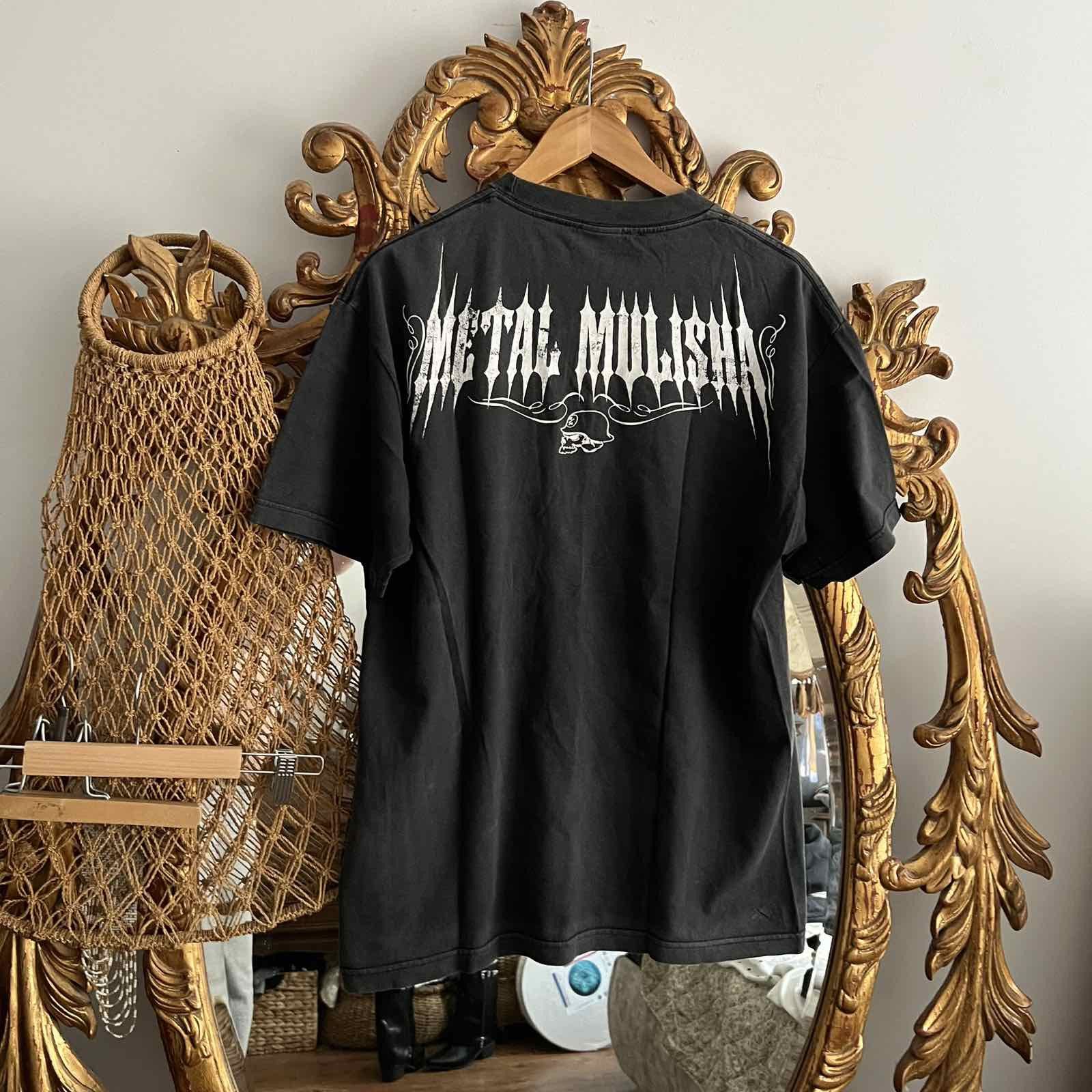 Other Metal Mulisha Y2K Middle Finger Big Printed T-shirt Sz L Size US L / EU 52-54 / 3 - 2 Thumbnail