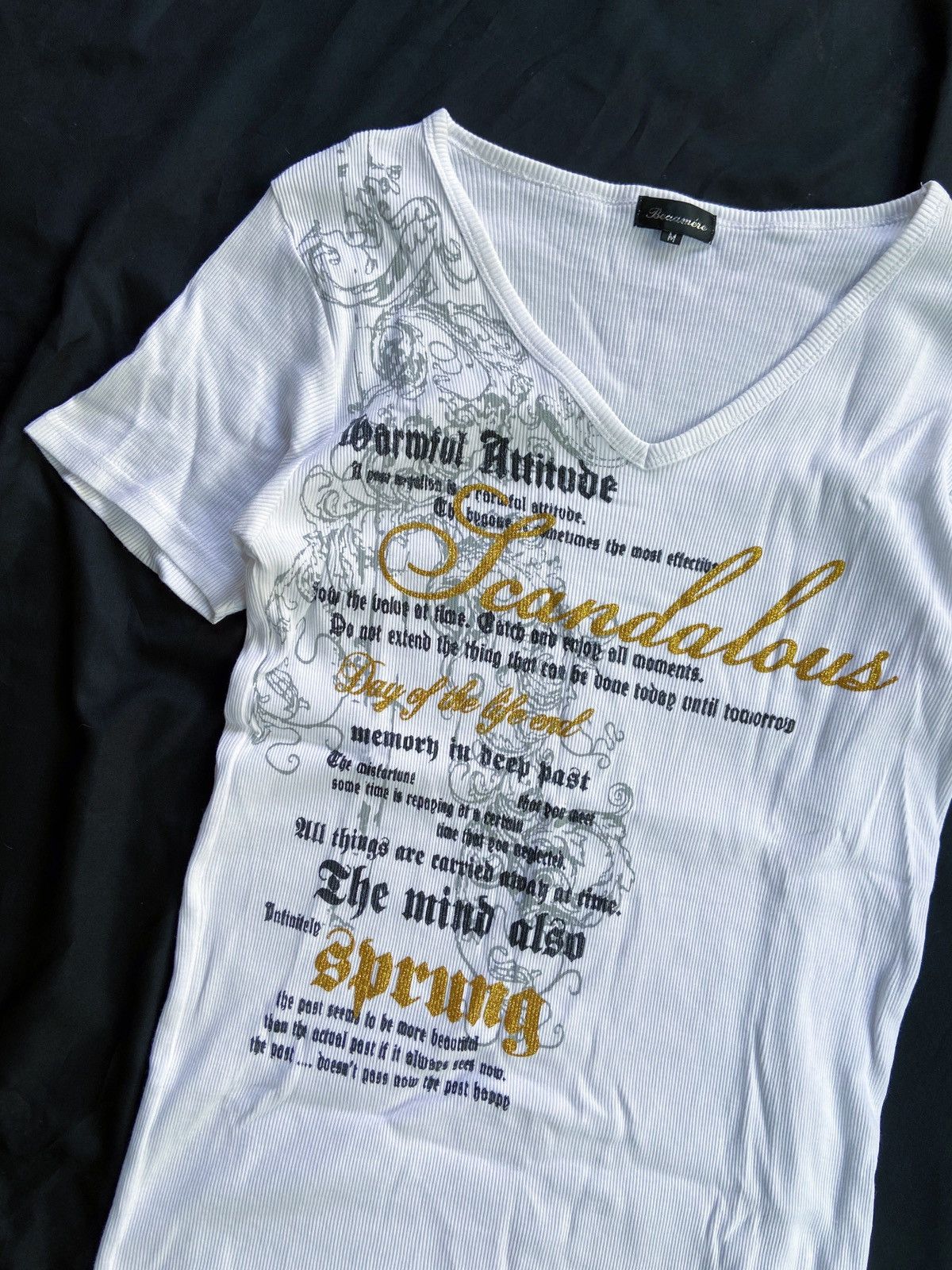 If Six Was Nine BEAUMERE SCANDALOUS DAY OF THE LIFE END TEE Size US S / EU 44-46 / 1 - 2 Thumbnail
