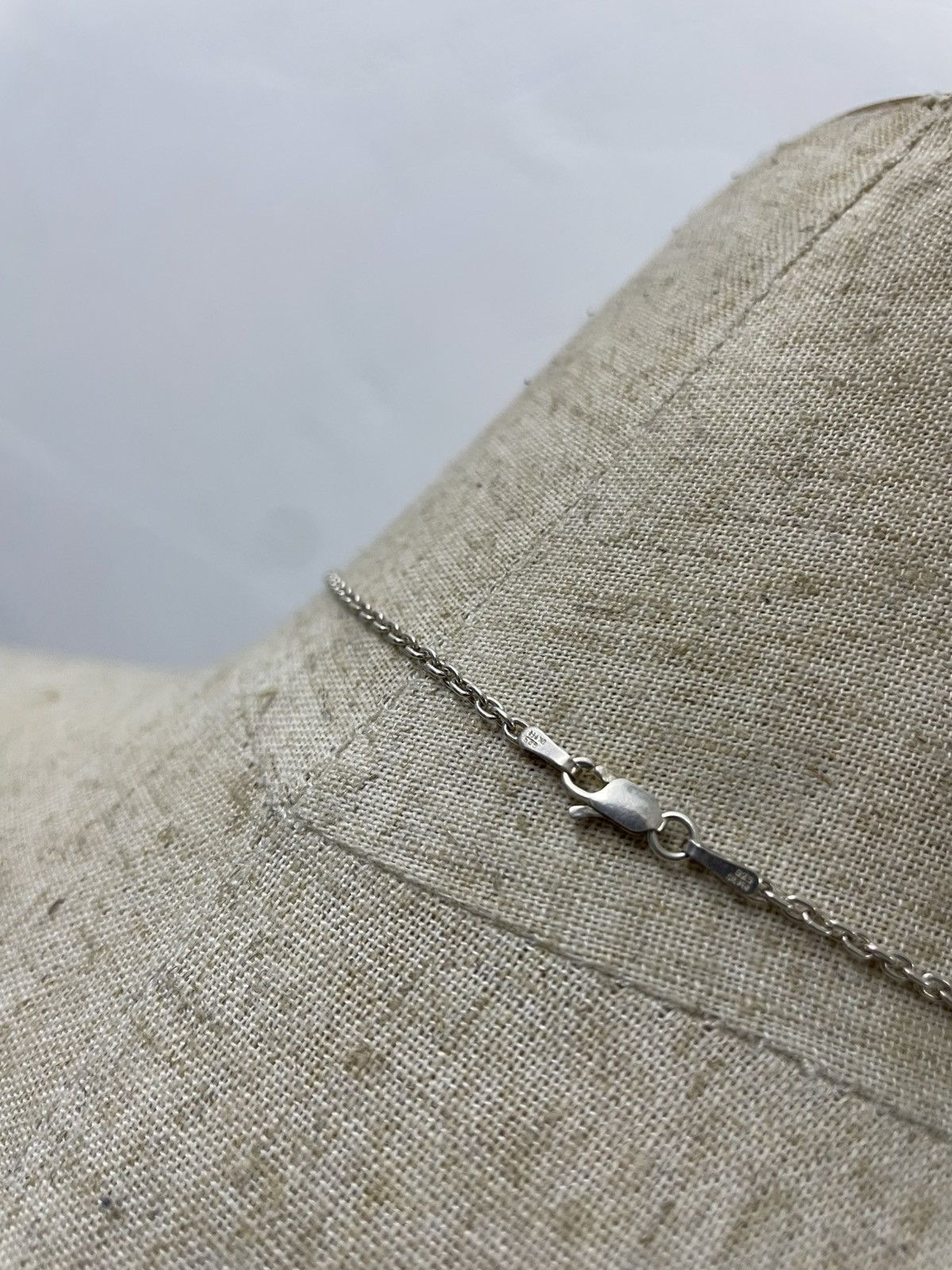 Jewelry Vintage Silver 925 Necklace with stone Size ONE SIZE - 6 Thumbnail