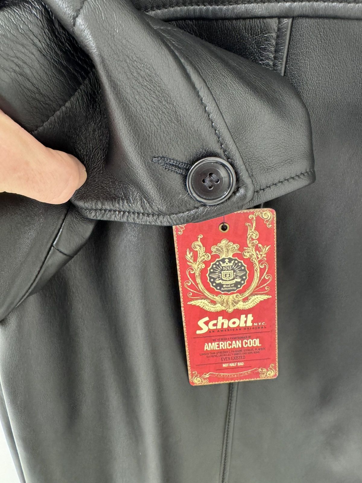 Schott × Supreme Supreme x Schott Leather Carcoat Size US L / EU 52-54 / 3 - 5 Thumbnail