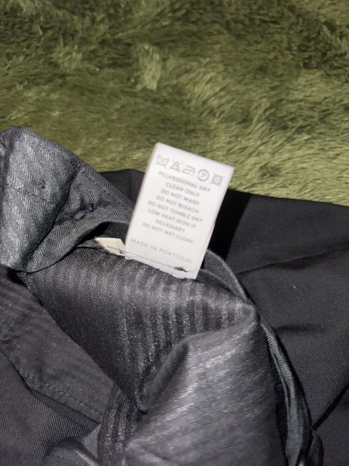 Sunflower [54] SUNFLOWER Pintuck Loose-Fit Trousers slacks black Size 54R - 5 Thumbnail