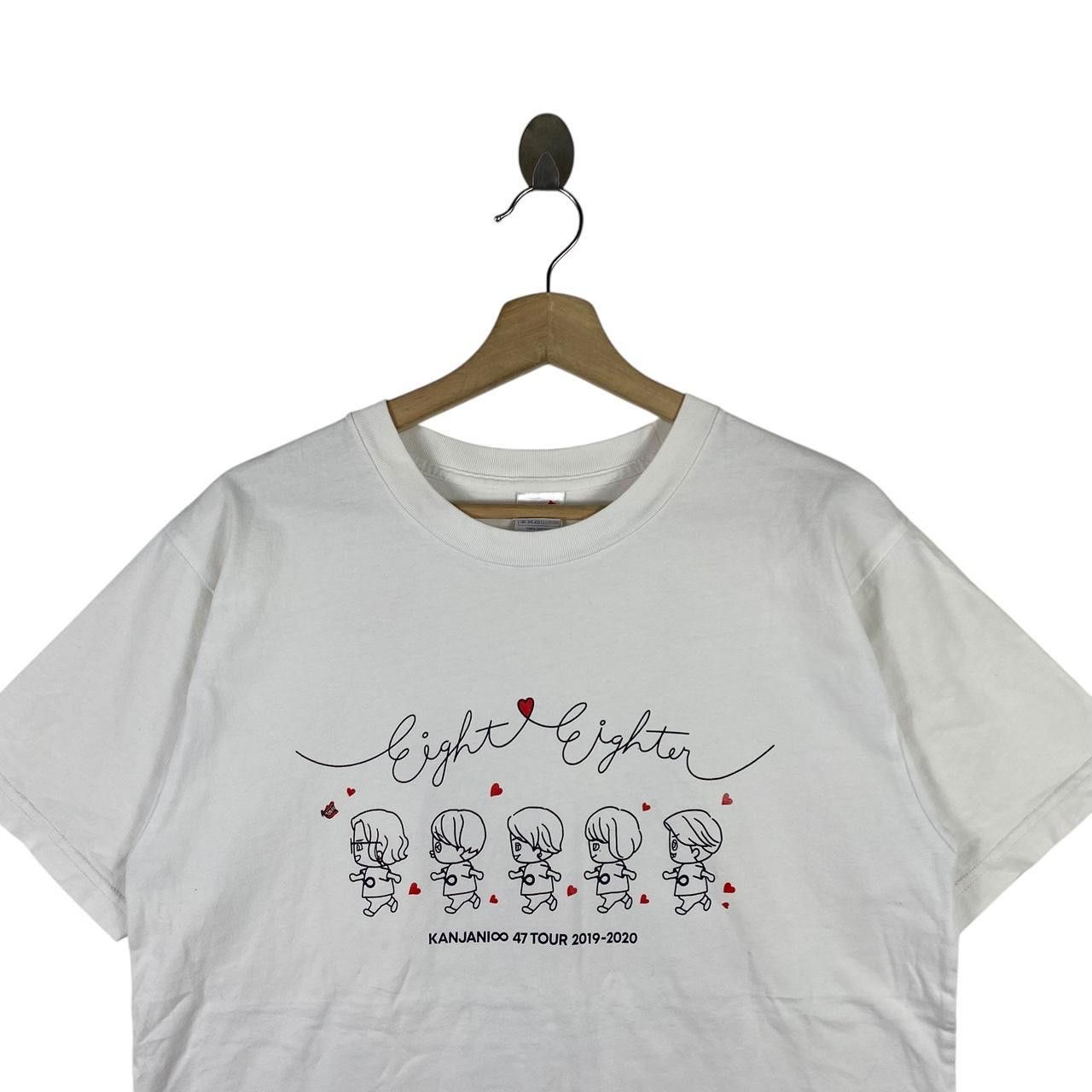 Band Tees KANJANI EIGHT Japan Boy Band 47 Tour 2019 Promo Tee Shirt Size L / US 10 / IT 46 - 2 Thumbnail