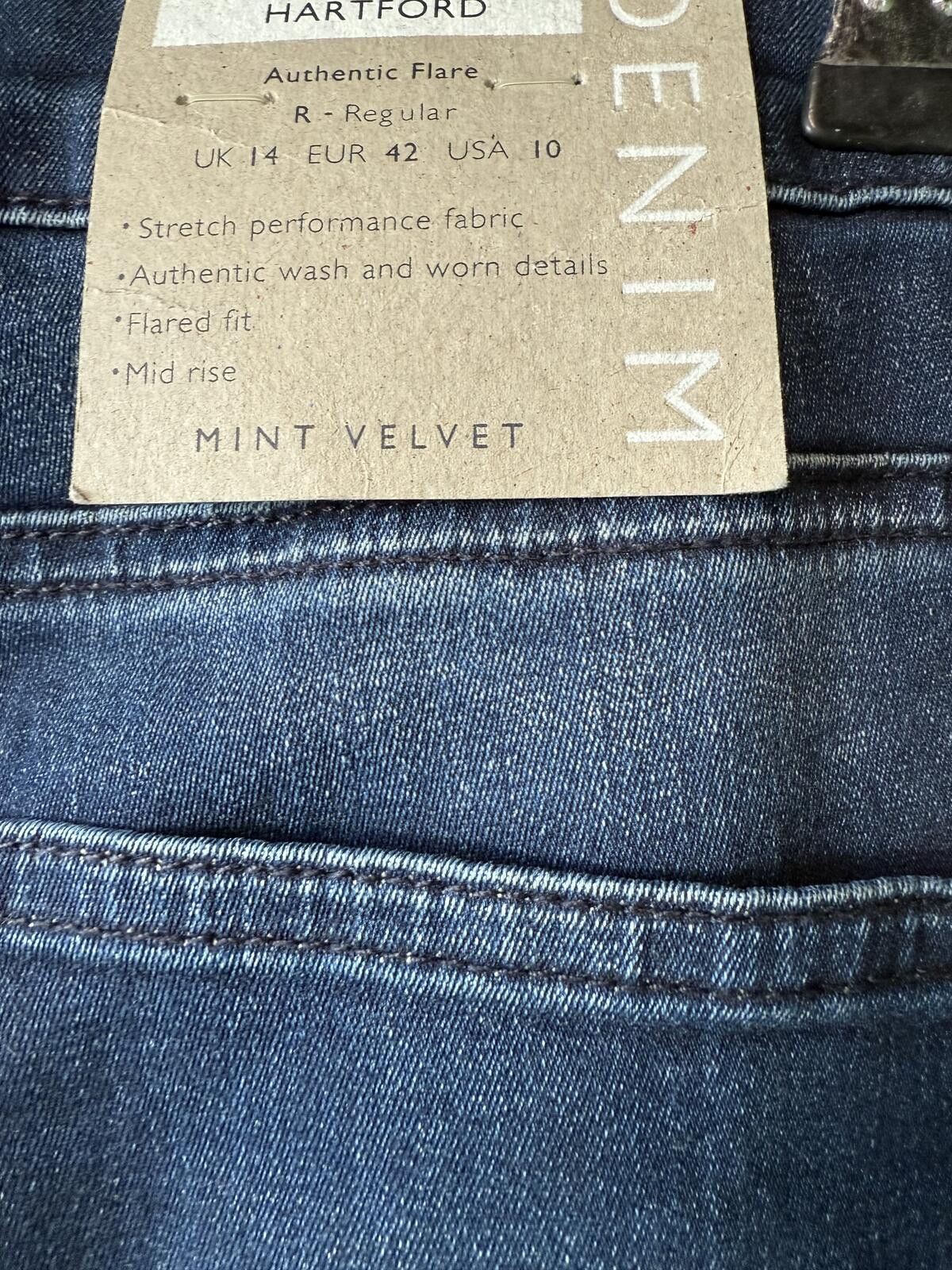 Other Mint velvet blue denim jeans in size Uk 14 Size 32" / US 10 / IT 46 - 4 Thumbnail