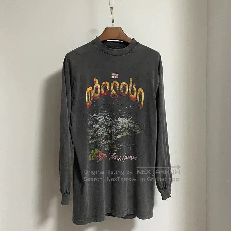 Balenciaga Balenciaga SS25 Basketball Long Sleeve T-shirt 0079