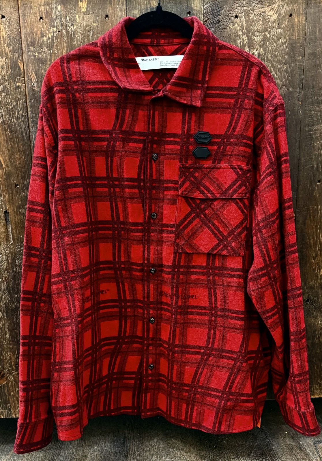 Off-White Off-white SS20 Arrows Flannel - Size US S / EU 44-46 / 1 - 1 Thumbnail