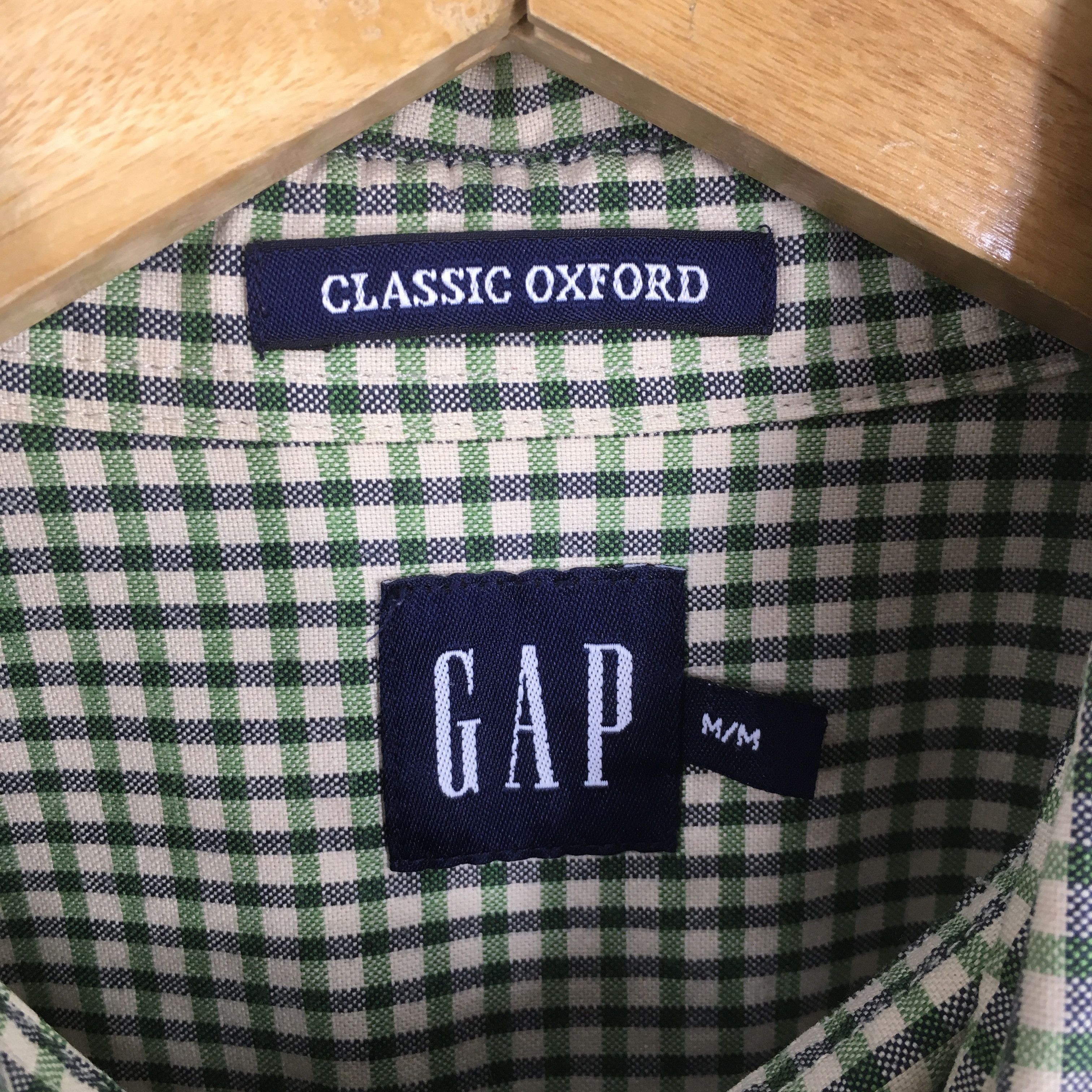 Gap Vintage 90s Gap Plaid Checkered Flannel Shirt Medium Size US M / EU 48-50 / 2 - 5 Thumbnail