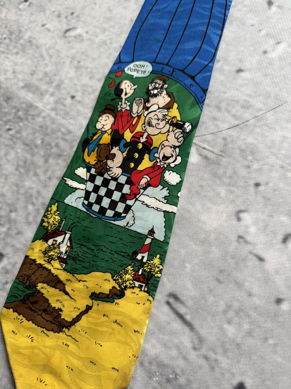 Heineken × Vintage Vintage Green Heineken rare tie Cartoon Papaye Size ONE SIZE - 2 Thumbnail