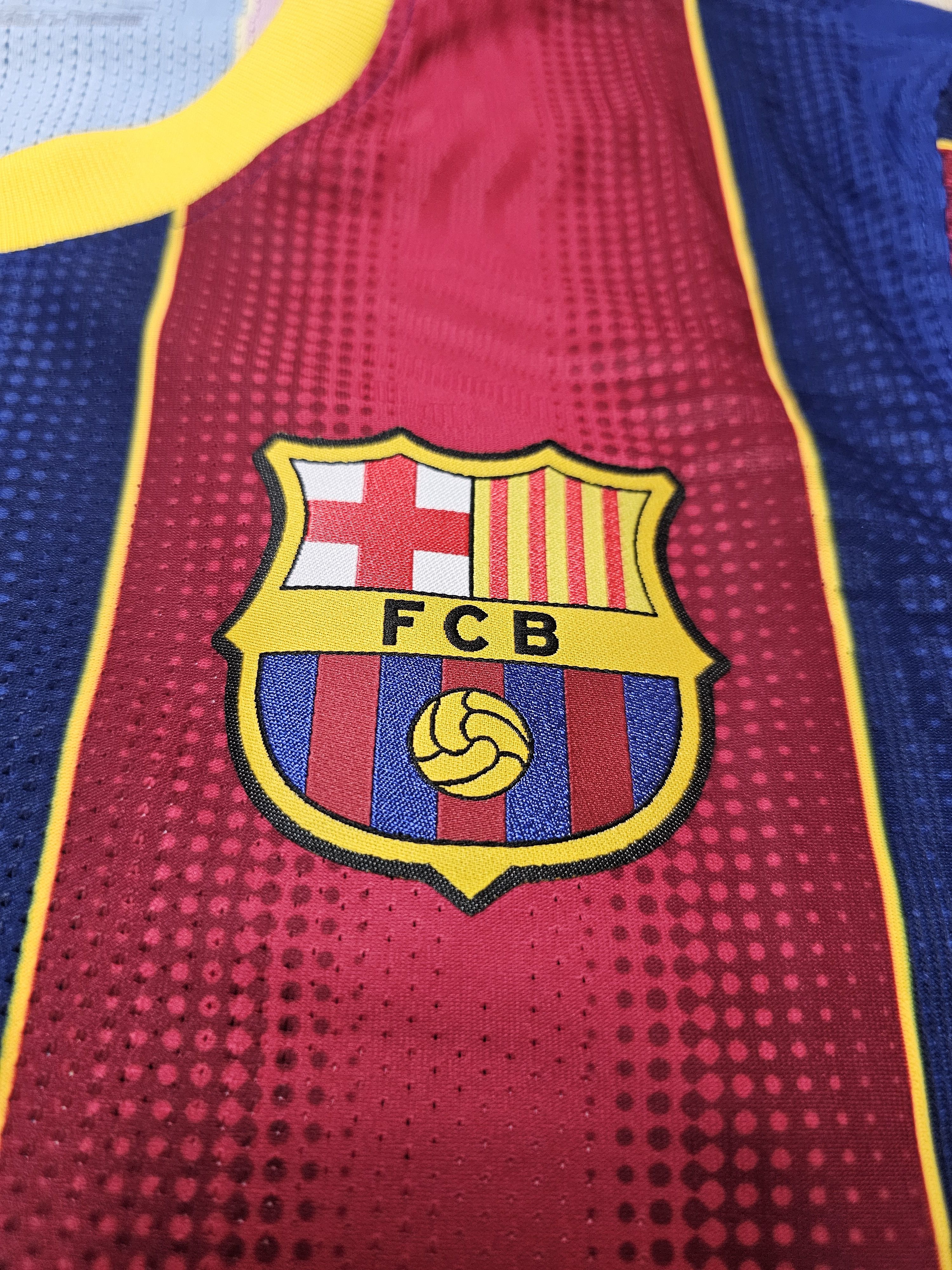 All Sport × Nike BARCELONA 2020 2021 PLAYER ISSUE FOOTBALL LONG SOCCER JERSEY Size US M / EU 48-50 / 2 - 4 Thumbnail