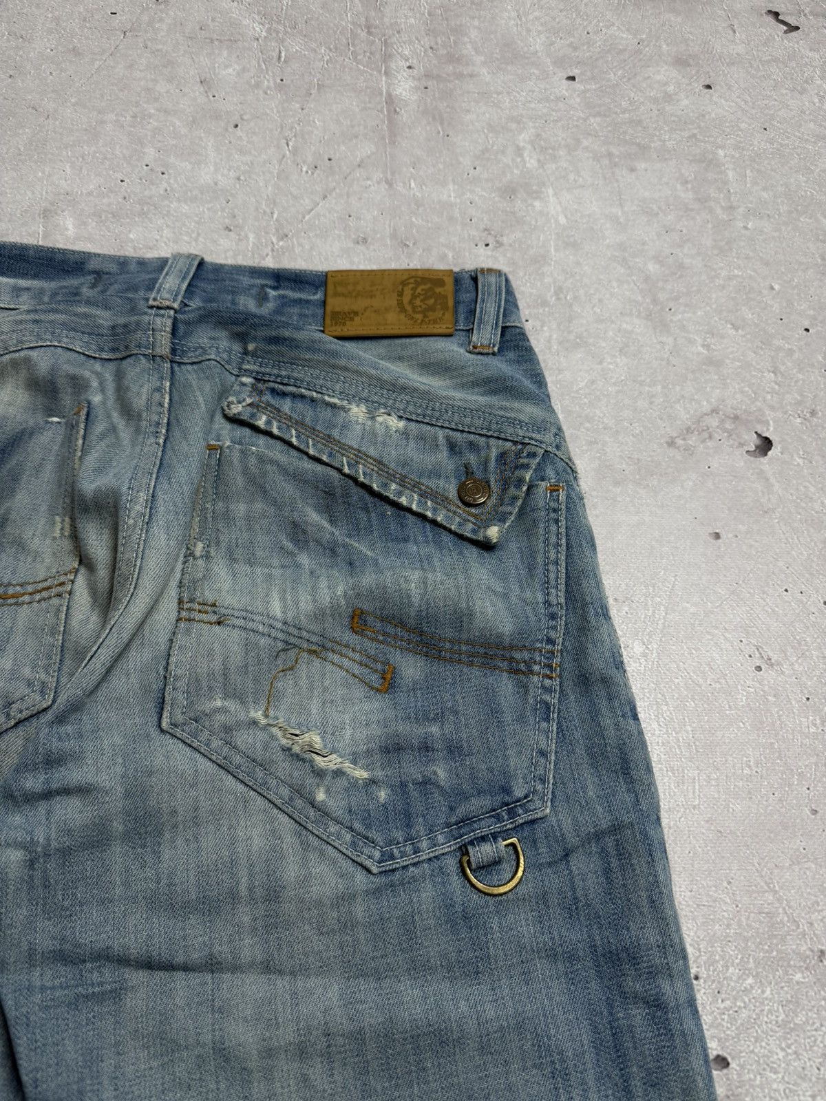 Diesel Vintage Diesel Hysteric Glamour Style Distresed Washed Jeans Size US 31 - 9 Thumbnail