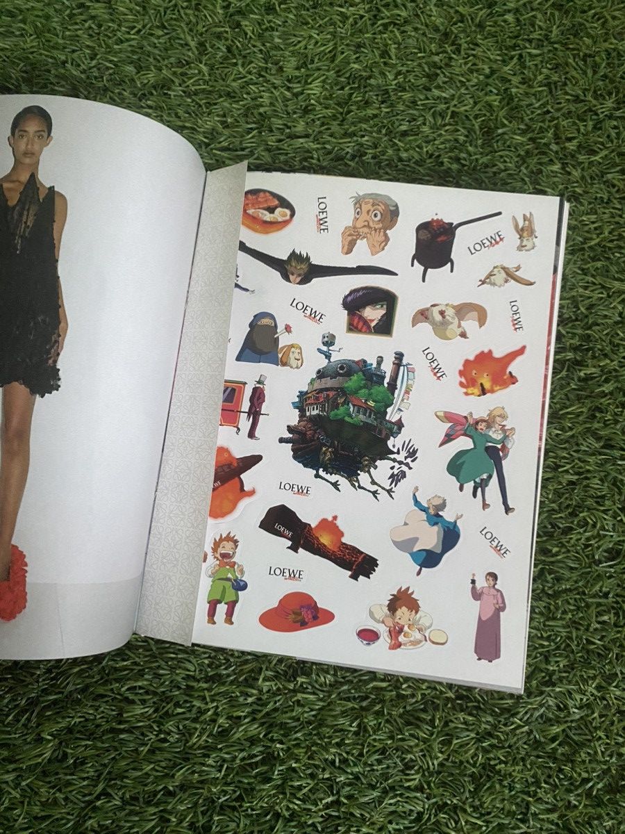 Loewe RARE Loewe x Spirited Away LookBook w/ FULL Sticker Page Size ONE SIZE - 2 Thumbnail