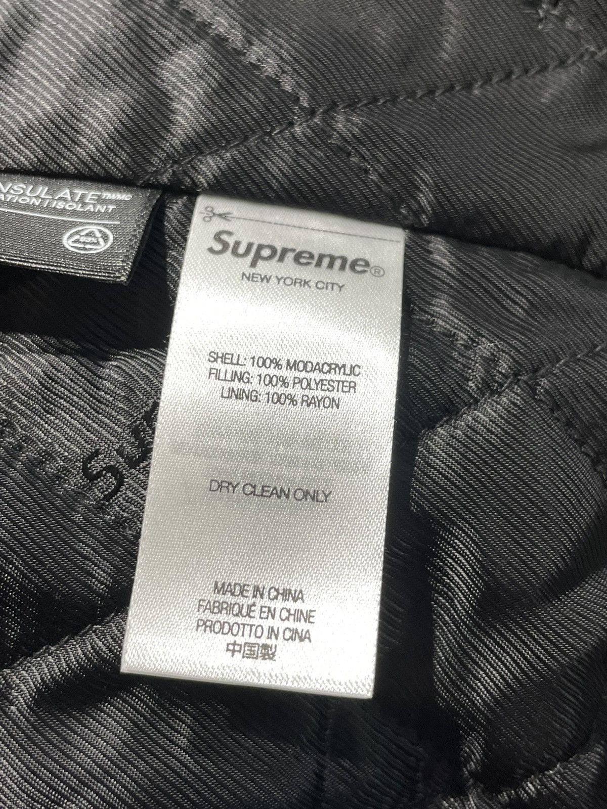 Supreme Supreme fuax fur striped patch pattern rainbow all colors Size US XXL / EU 58 / 5 - 11 Thumbnail