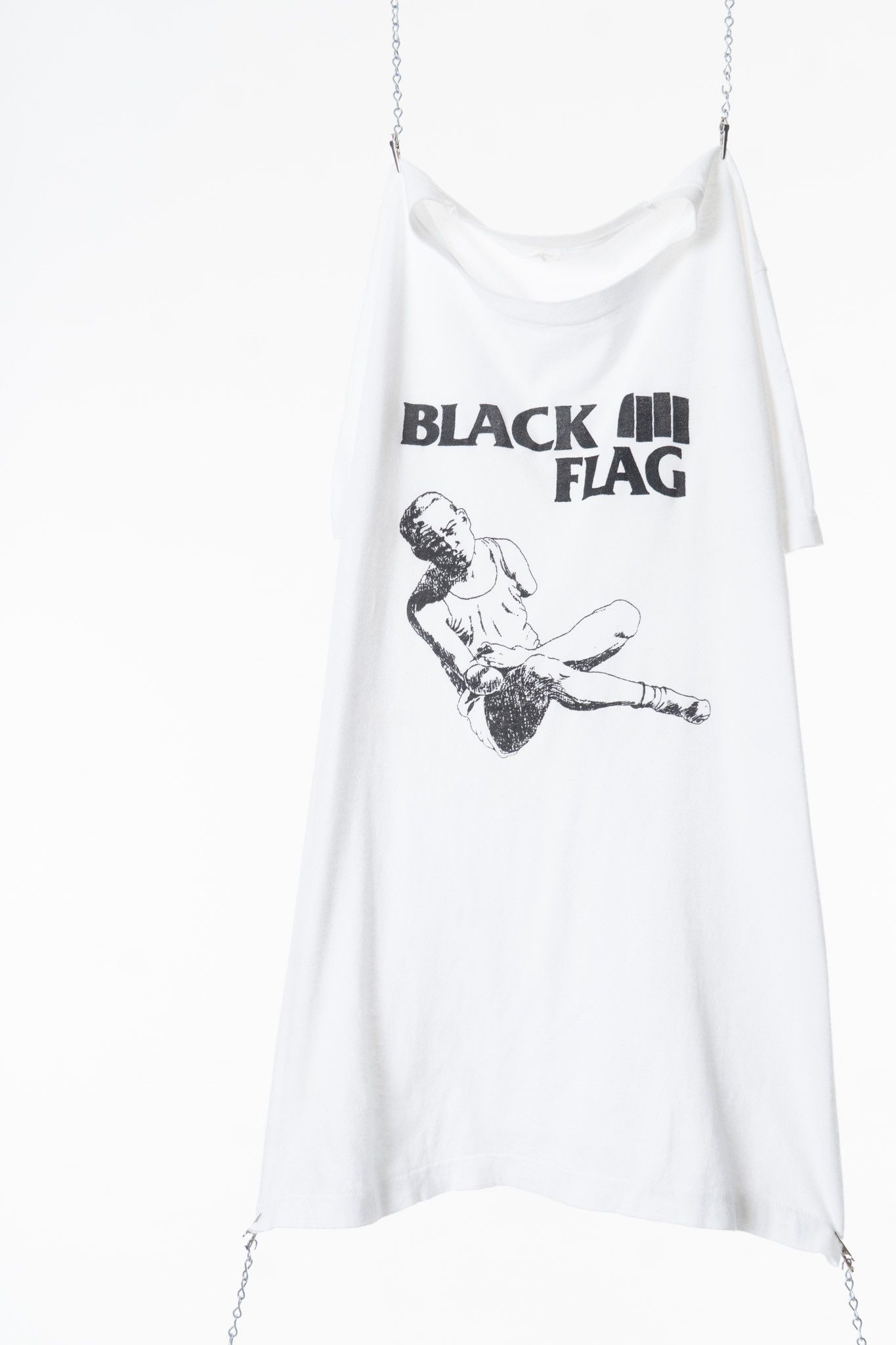 Vintage Vintage 1980s Black Flag Punk Band T-Shirt Size US L / EU 52-54 / 3 - 5 Thumbnail