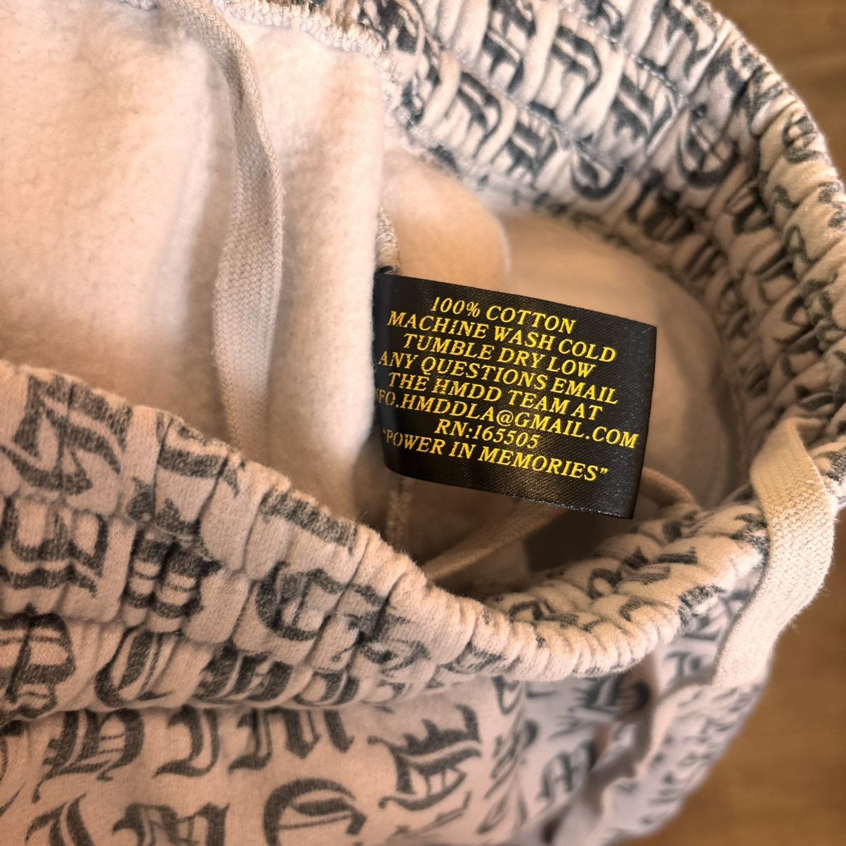 HMDD HMDD Old English Grey Sweatpants Size US 34 / EU 50 - 6 Thumbnail