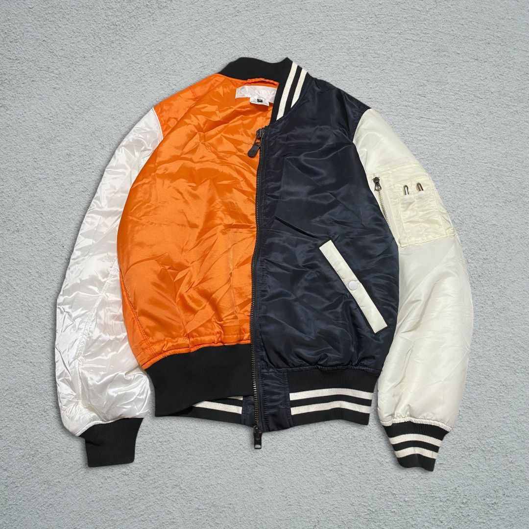 Comme des Garcons AW15 COMME DES GARCONS TWO-TONE MA-1 BOMBER JACKET BY GANRYU Size US M / EU 48-50 / 2 - 3 Thumbnail