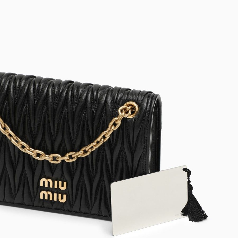 Miu Miu o1d2blof0924 Size: OS / Hand Bag in Black Size ONE SIZE - 5 Thumbnail