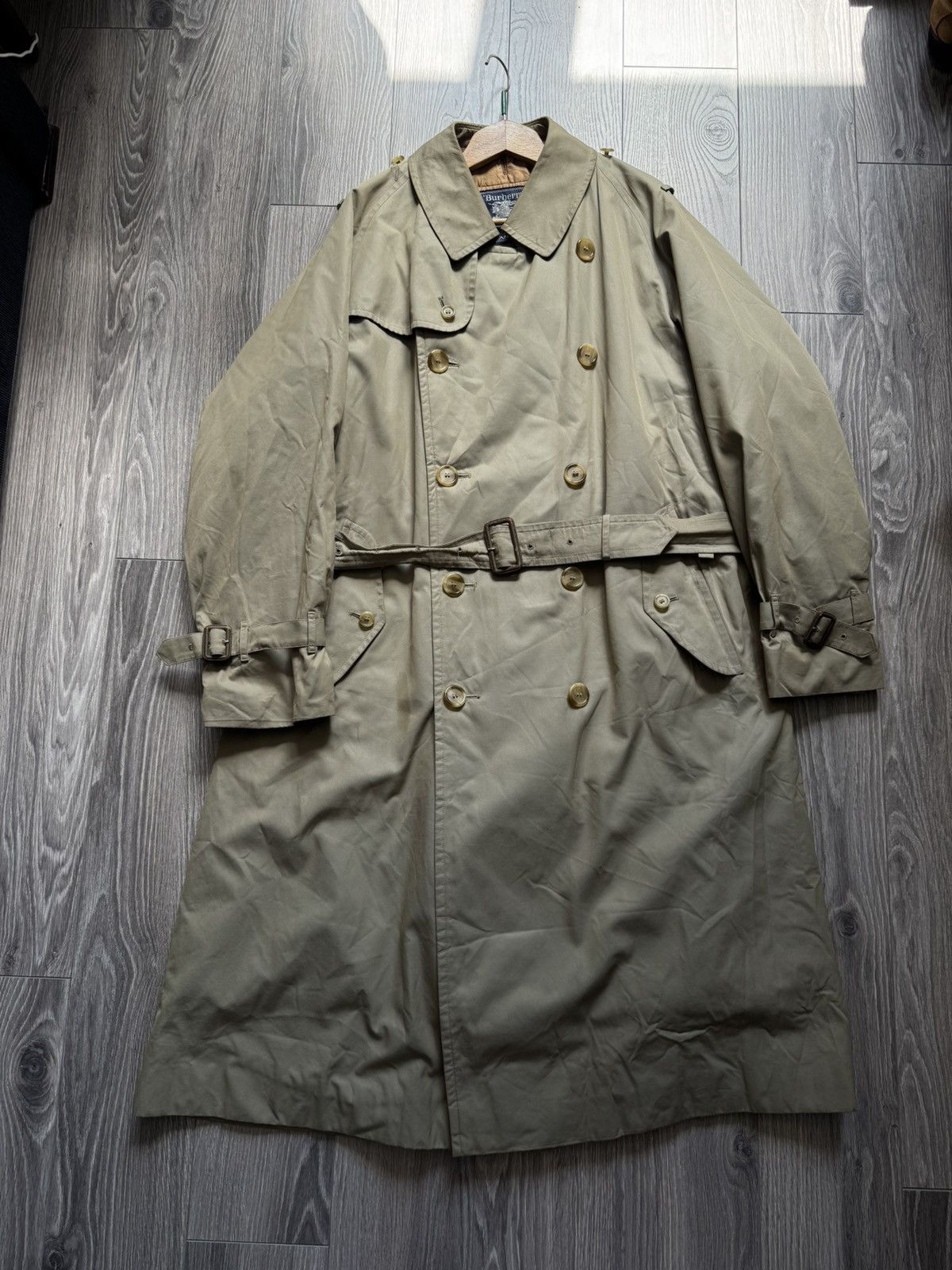 Burberry Burberrys’ Prorsum Ladage&Oelke Double-Brested TrenchCoat 56 Size US XL / EU 56 / 4 - 1 Thumbnail