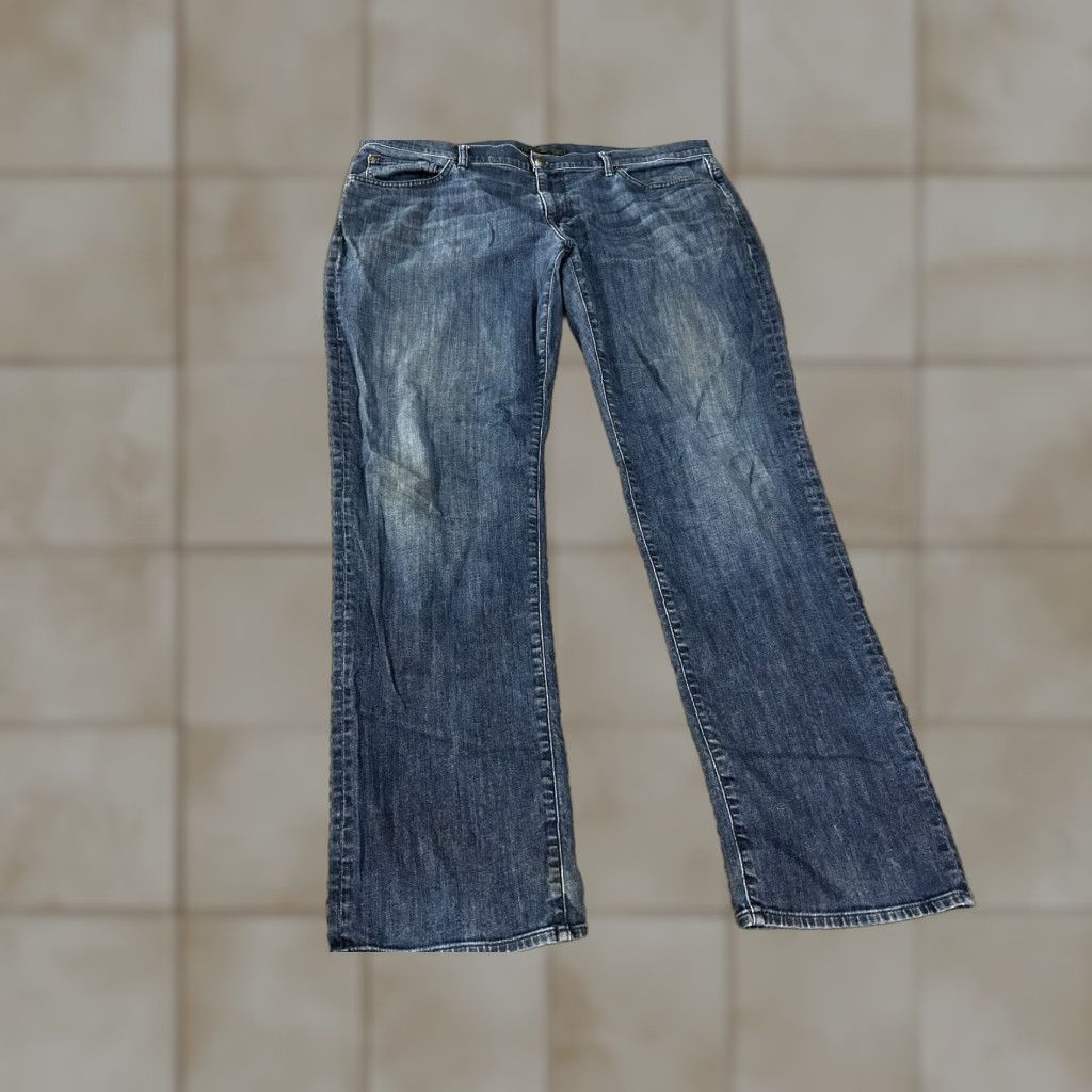 Vintage Joe’s Jeans Mens 40x33 Jeans Dark Blue Classic Straight Leg 5-Pocket Denim Stretch Regular Inseam 33 Size US 40 / EU 56 - 1 Thumbnail