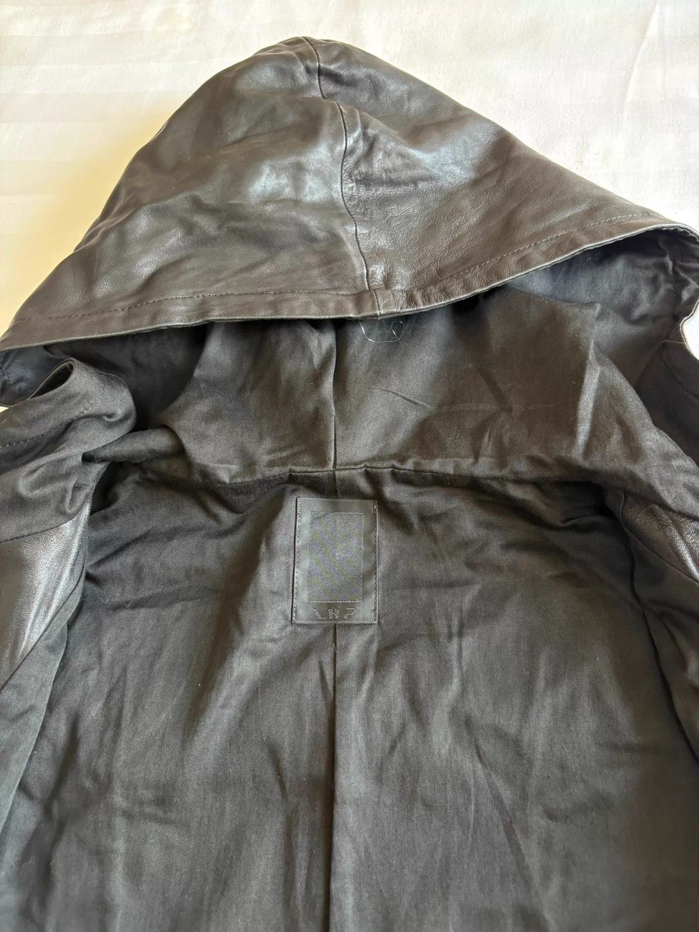 Ekam Ekam Japanese Vintage Lambskin Pleated Leather Jacket XS-S Size US XS / EU 42 / 0 - 5 Thumbnail