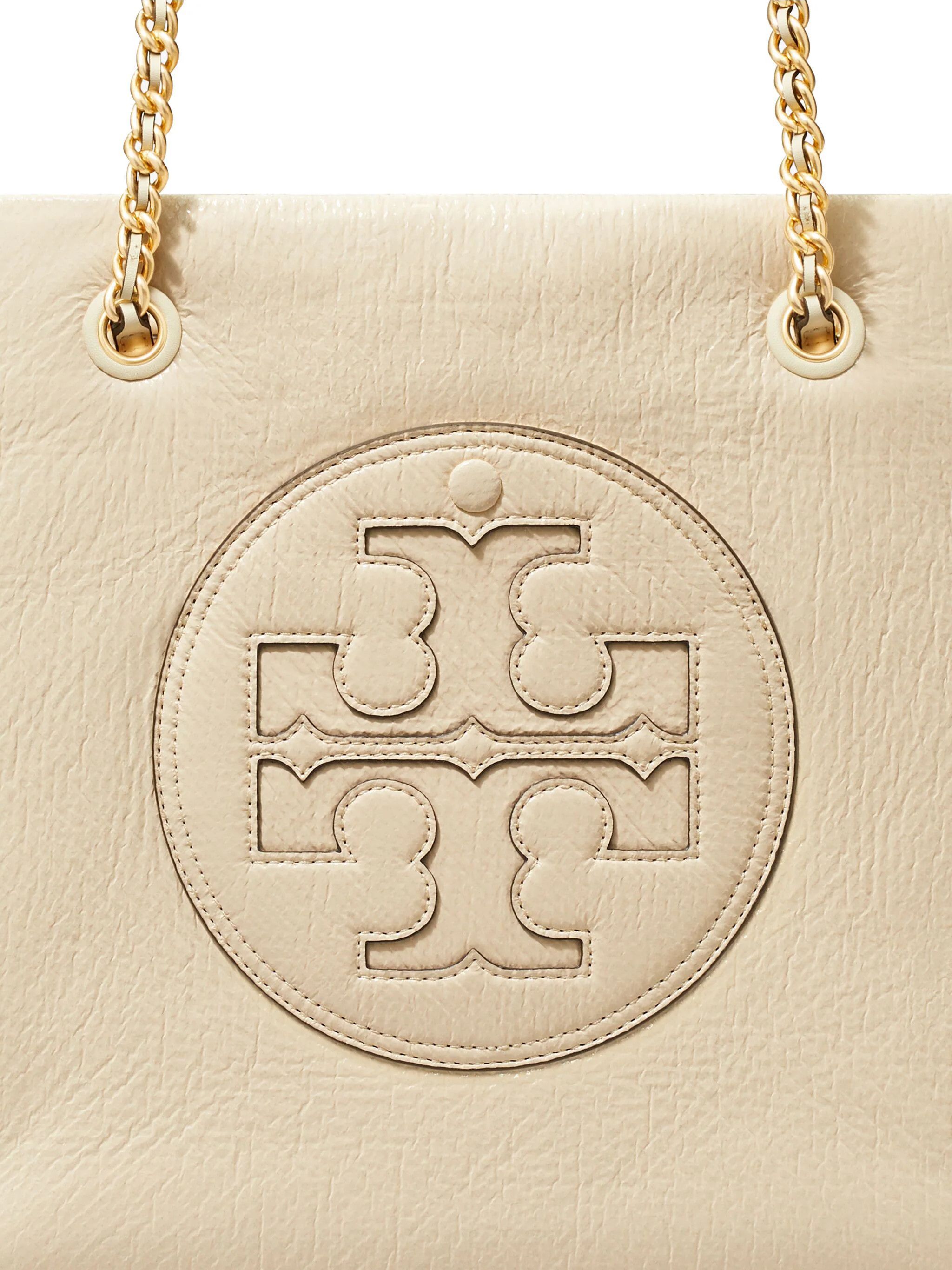 Tory Burch o1s22i1n1024 Size: OS / Crinkled Ella Shopping Bag in Ivory Size ONE SIZE - 5 Thumbnail