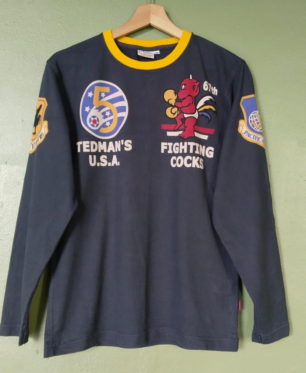 Japanese Brand × Tedman Tedman’s devil equipment fighting cock shirt Size US S / EU 44-46 / 1 - 1 Thumbnail