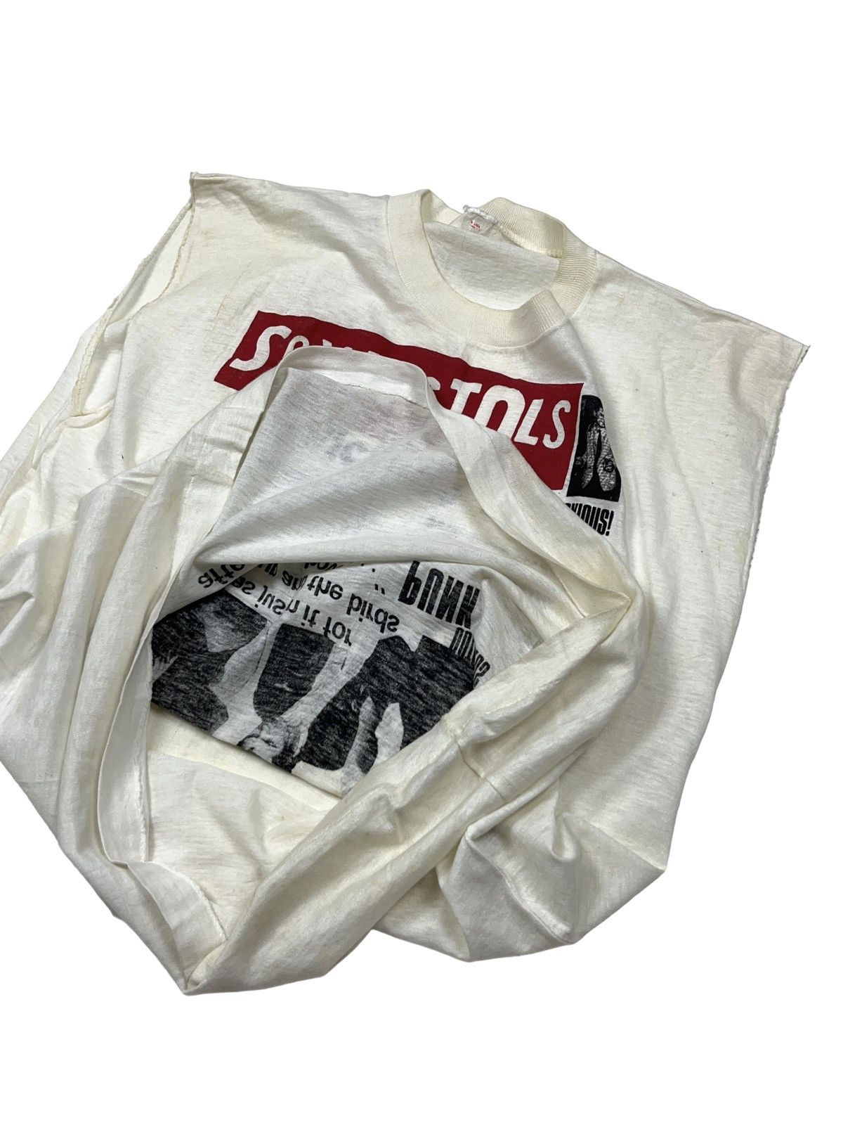 Band Tees Vintage 80s Sid Vicious Accused Sex Pistols Punk Tank Top Size US M / EU 48-50 / 2 - 9 Thumbnail