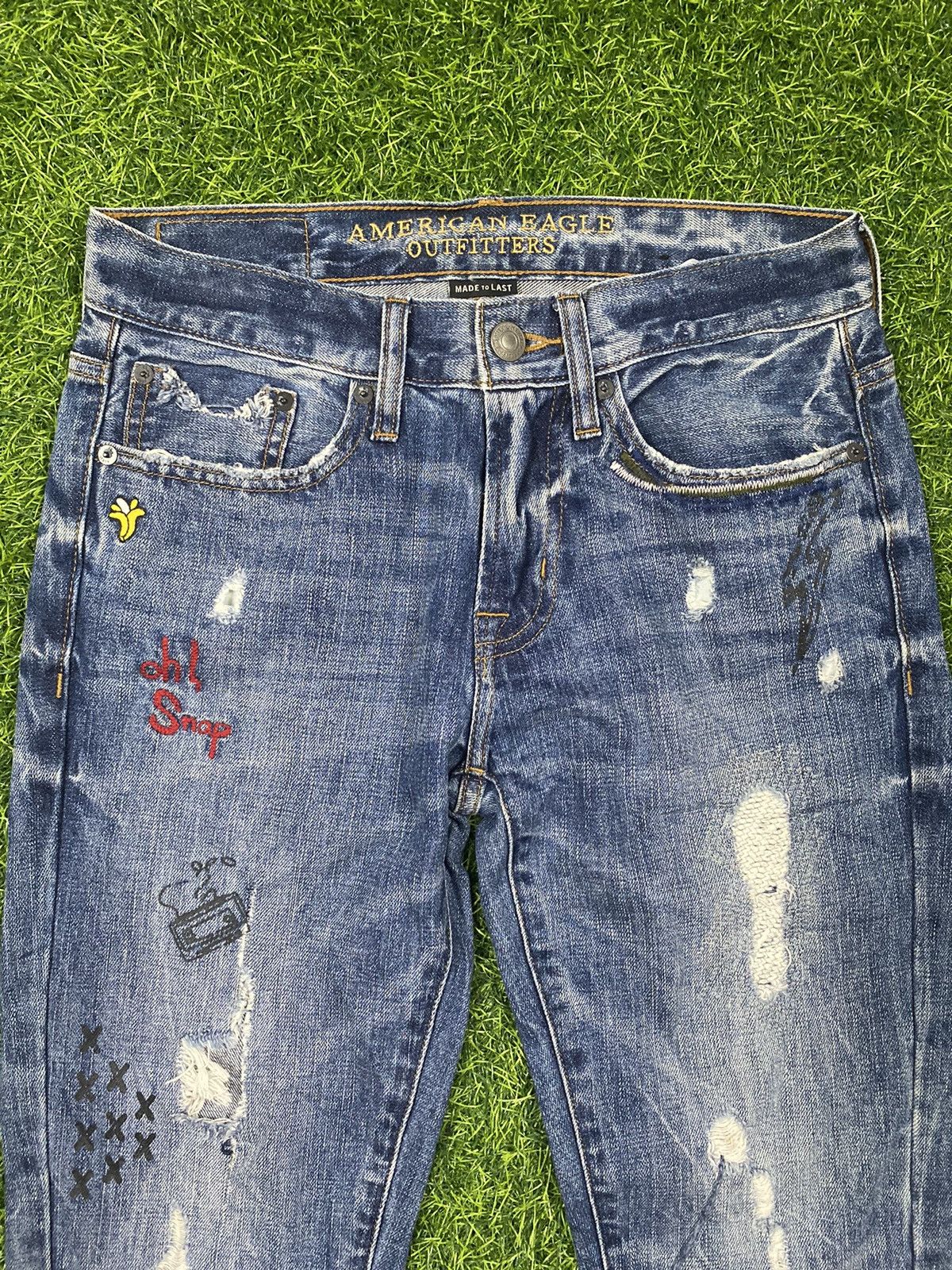 American Eagle Outfitters American Eagle Outfitters distressed skinny Jeans Size US 30 / EU 46 - 3 Thumbnail
