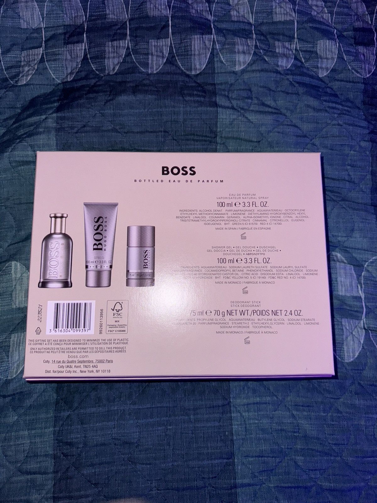 Hugo Boss Hugo Boss Bottled Eau De Parfum Gift Set Size ONE SIZE - 4 Thumbnail