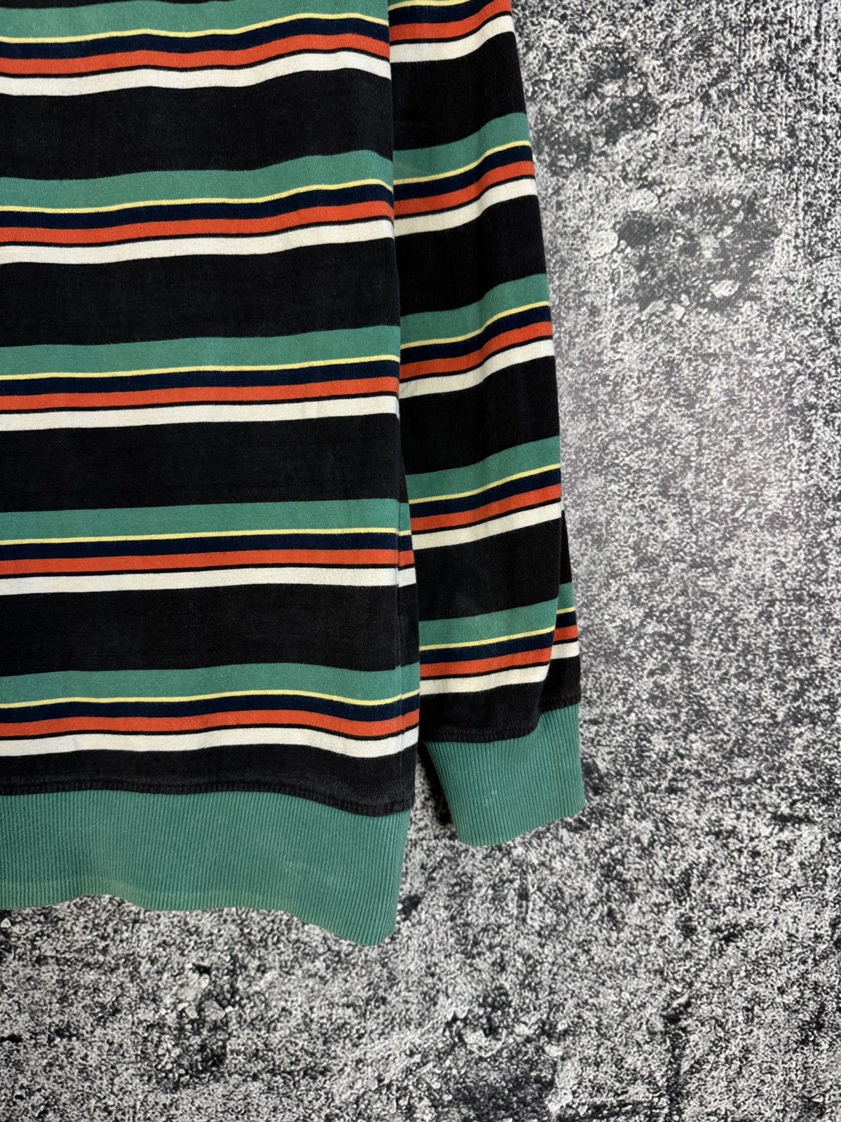 Guess Vintage Guess Striped Light Sweatshirt Premium Cotton Size US S / EU 44-46 / 1 - 13 Thumbnail