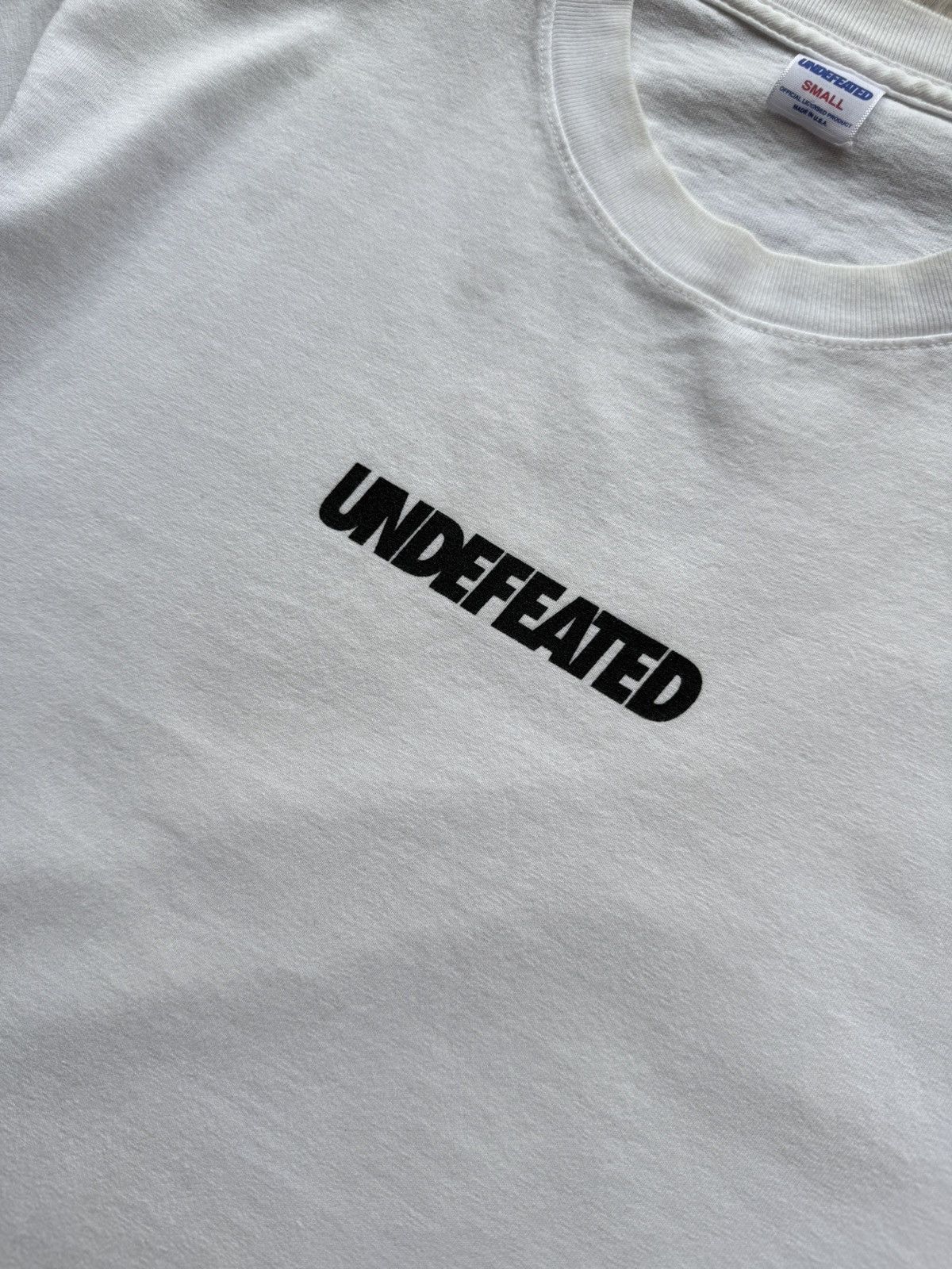 Japanese Brand Undefeated Spell Out T Shirt Made In USA Size US S / EU 44-46 / 1 - 2 Thumbnail