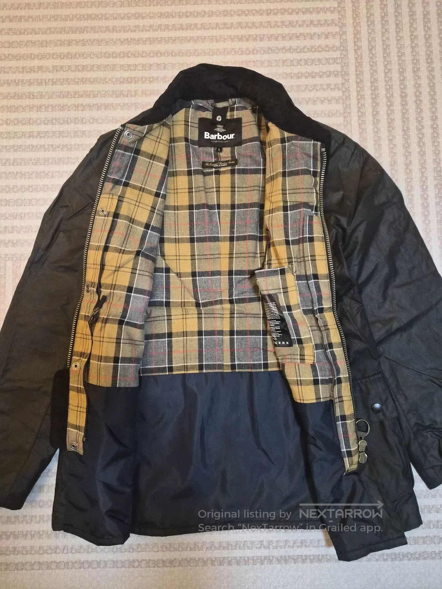 Barbour Barbour Men's Waxed Jacket. Size US M / EU 48-50 / 2 - 3 Thumbnail