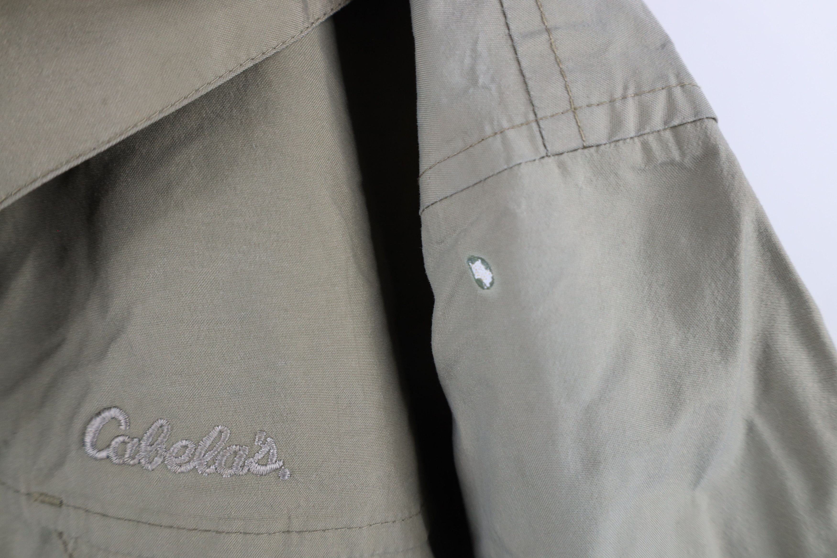 Cabelas × Vintage Vintage Cabelas Waterproof Goretex Hooded Rain Jacket Size US XXL / EU 58 / 5 - 5 Thumbnail