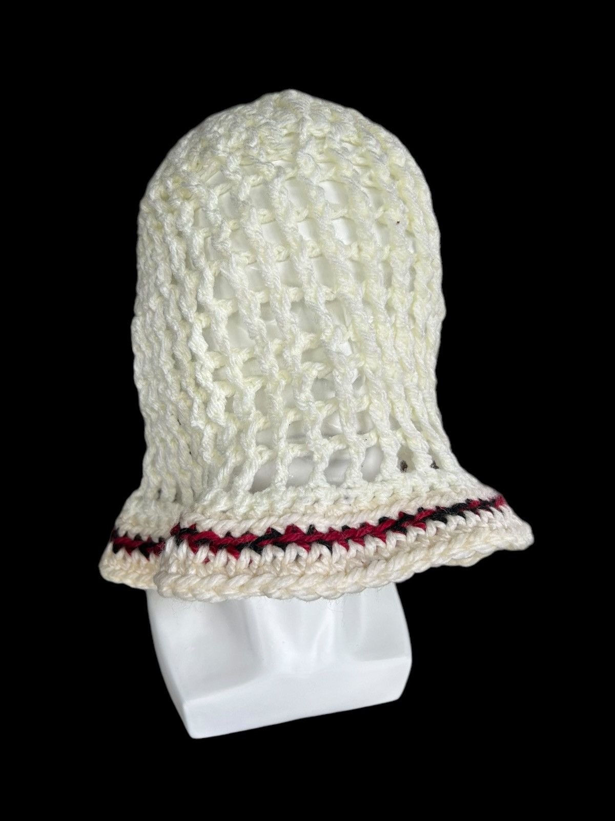 Japanese Brand × Kapital × Vintage Crochet Knitted Handmade Big Hats Rare Deisgn🎌☠️☠️ Size ONE SIZE - 3 Thumbnail