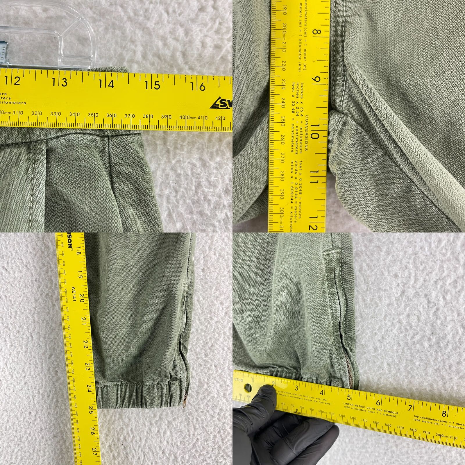 Sundry Sundry Pants Womens Size 26 Green Jogger Mid-Rise Tapered Casual Jeans? Size 26" / US 2 / IT 38 - 8 Thumbnail