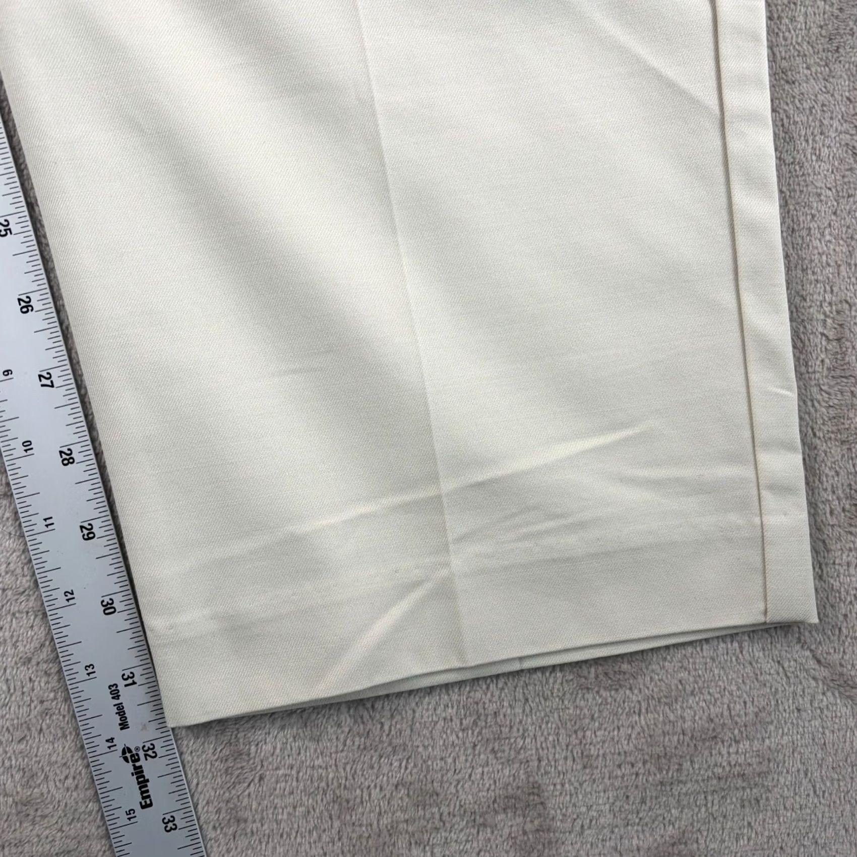 Todd Snyder Todd Snyder Italian Wool-Cotton Modern Trousers Coastal White Men XL NWT Dress Pants Formal Workwear Slim Straight Front Pockets Button Zip Fly Size US 36 / EU 52 - 7 Thumbnail