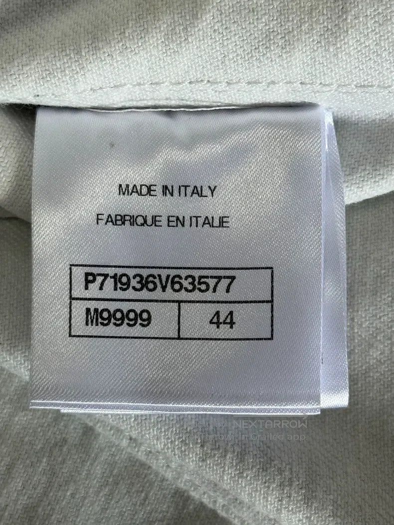 Chanel 22C sun-printed denim jacket