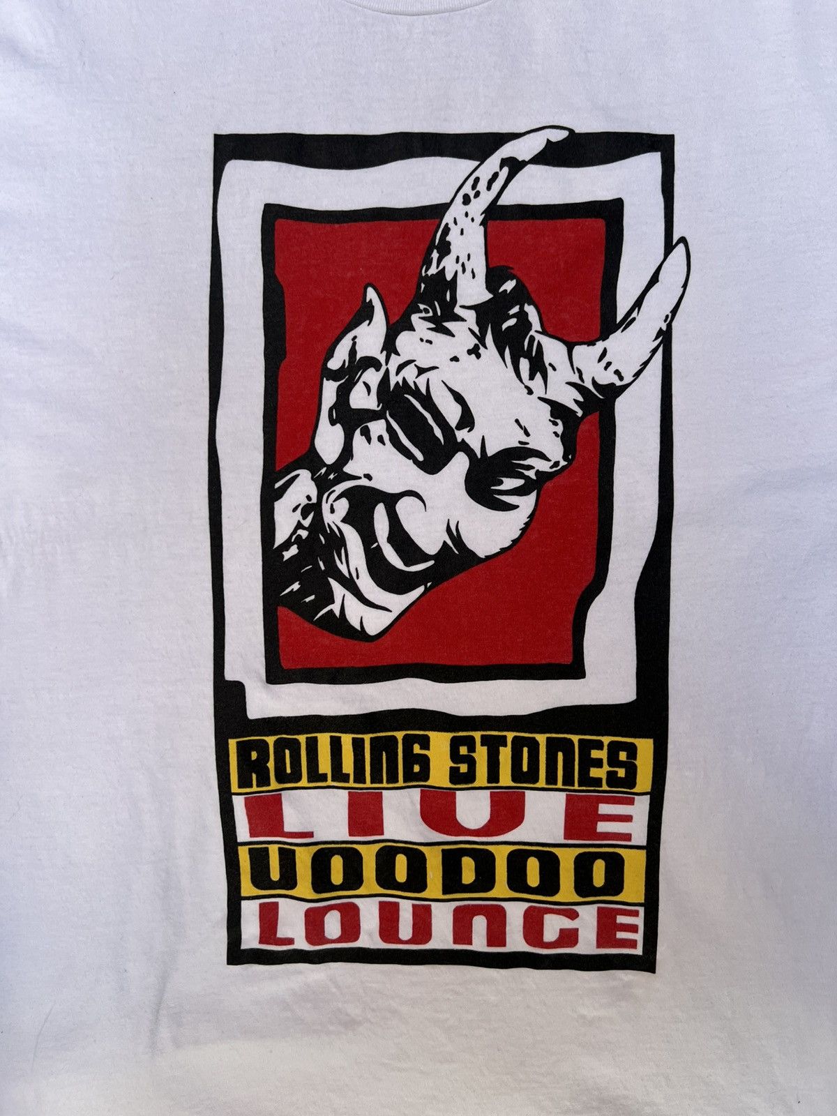 Vintage Rolling stones tshirt vintage single seam Size US XL / EU 56 / 4 - 2 Thumbnail