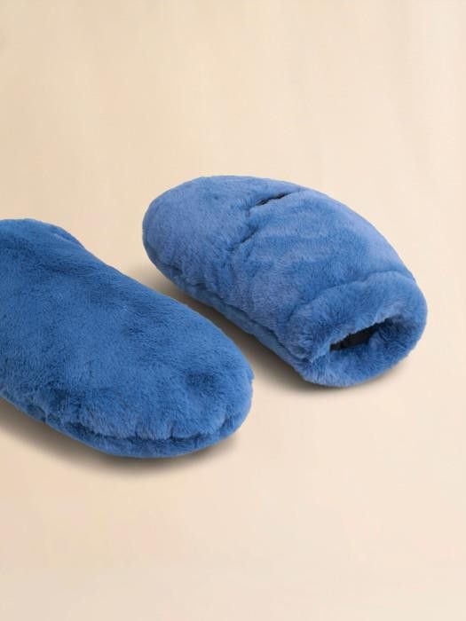 Marni o1w1db10326 Size: OS/Padded Faux Fur Mittens in Blue Size ONE SIZE - 2 Thumbnail