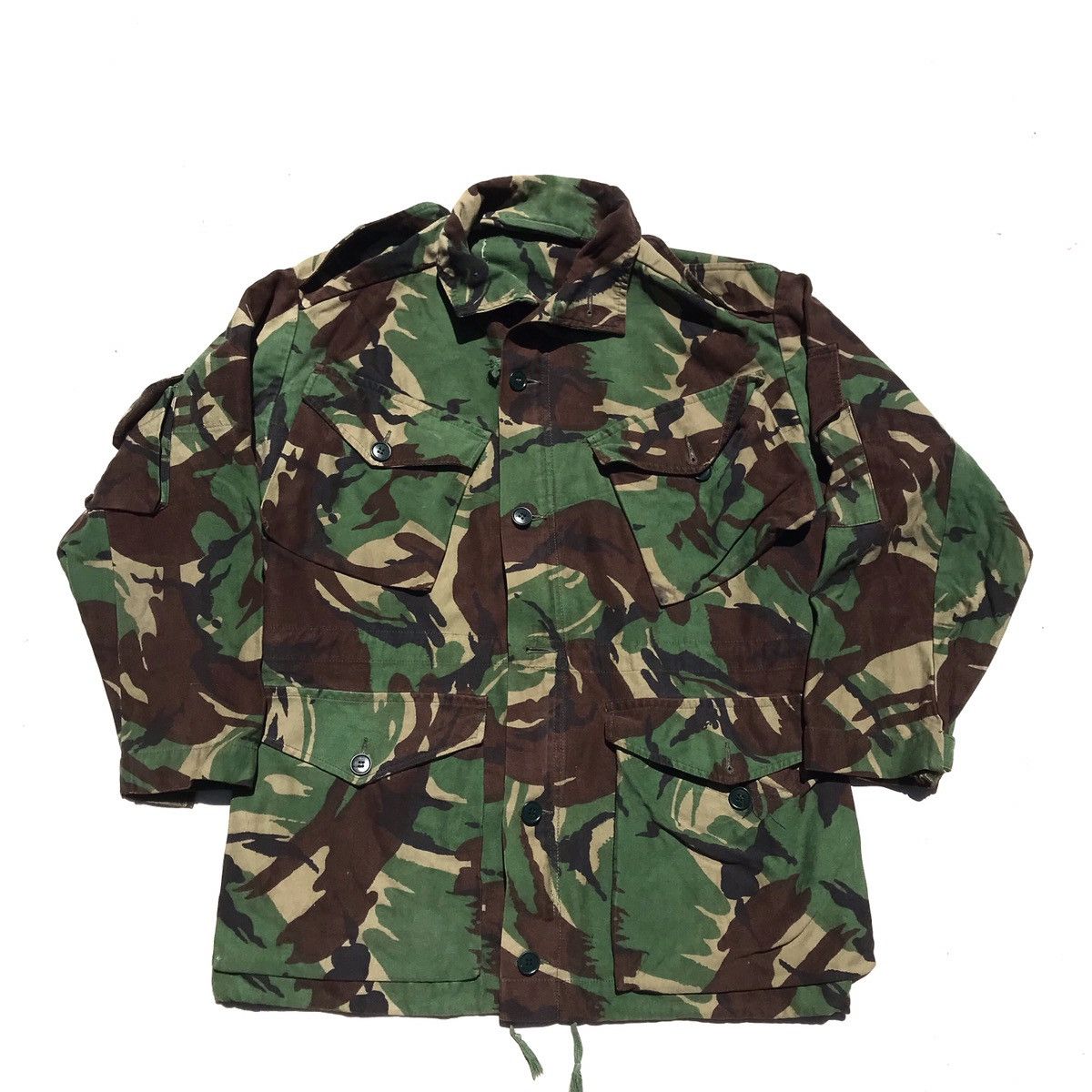 Woodlands BRITISH ARMY COMBAT military SMOCK JACKET 170/104 DPM CAMO Size US S / EU 44-46 / 1 - 6 Thumbnail