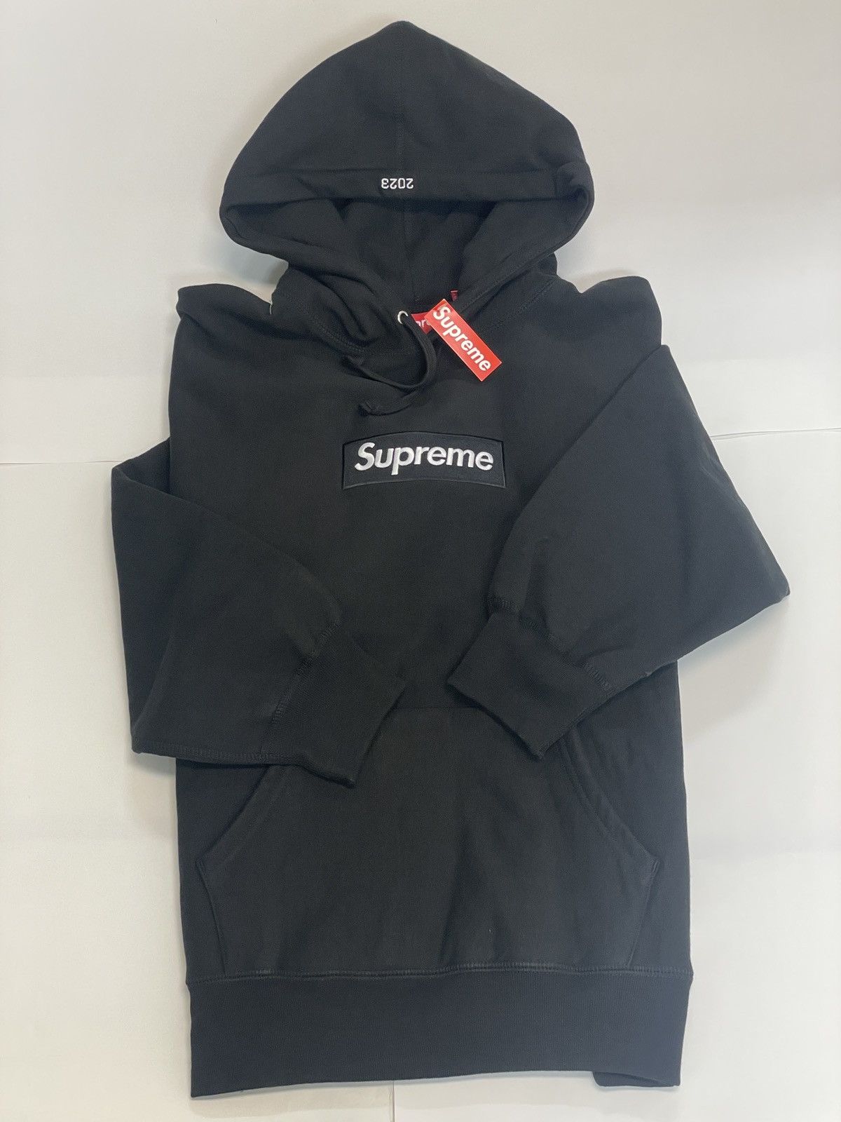 image of Supreme Hoodie Box Logo in Black, Men's (Size Small)