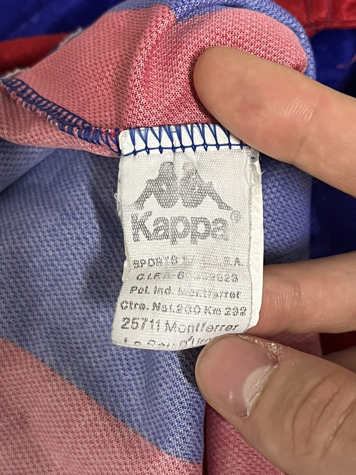 Kappa 1996-1997 FC Barcelona #10 Giovanni Football Jersey Vintage Size US XL / EU 56 / 4 - 14 Thumbnail