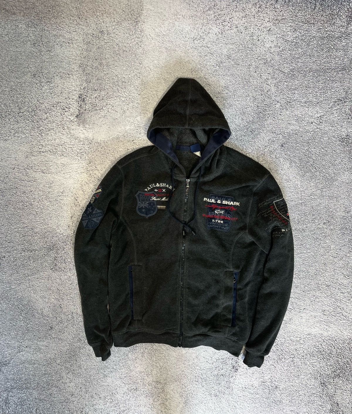 Paul & Shark Paul Shark Yachting Mens Full Zip Hoodie Size L Size US L / EU 52-54 / 3 - 1 Thumbnail