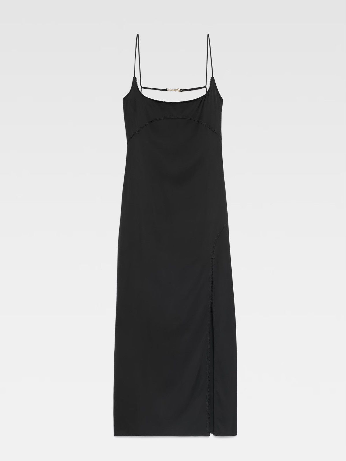 Jacquemus La Robe Notte Satin Dress