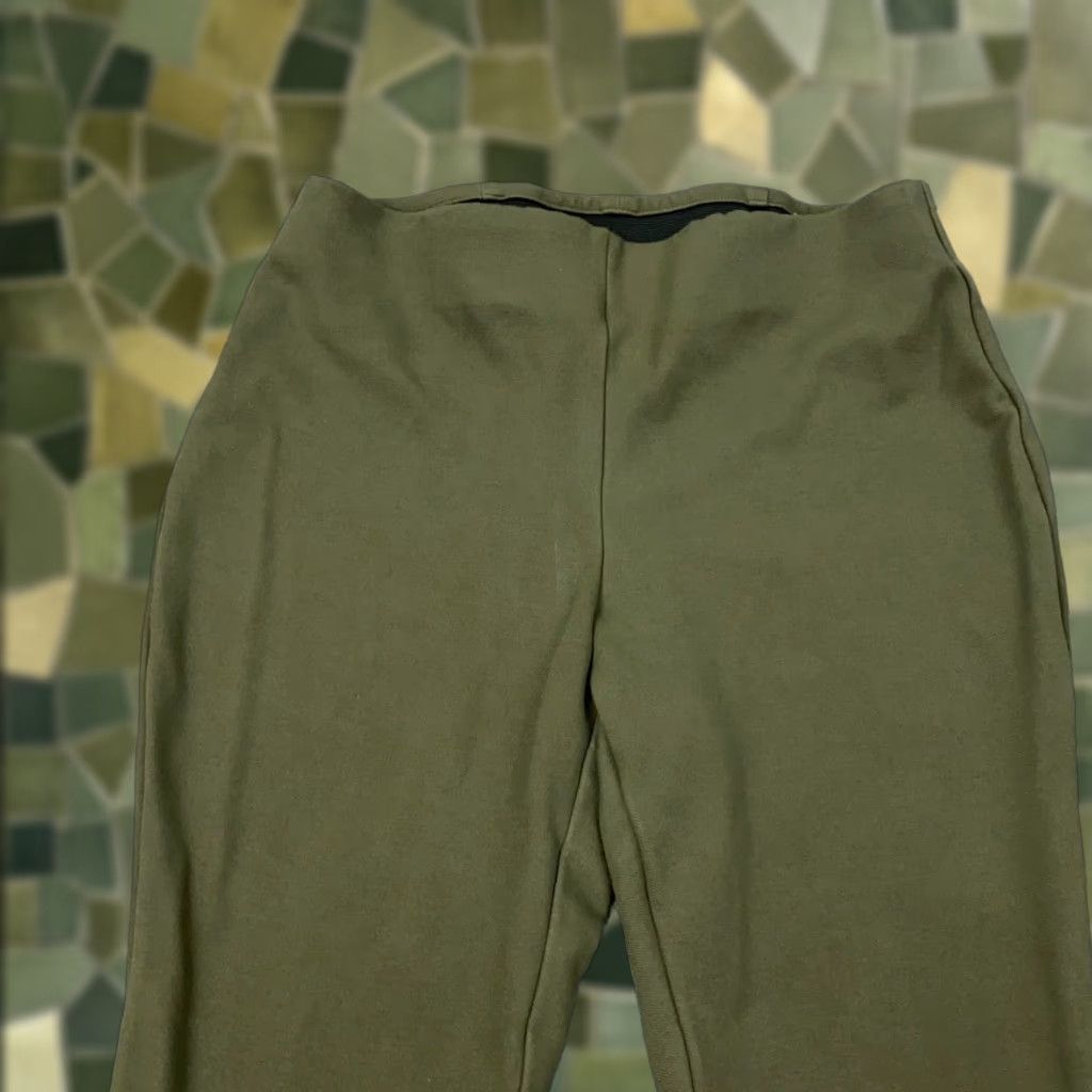 Talbots Talbots Montauk Pants Olive Womens Petites Size 6P Stretch Pull On Mid-Rise Size 28" / US 6 / IT 42 - 1 Thumbnail